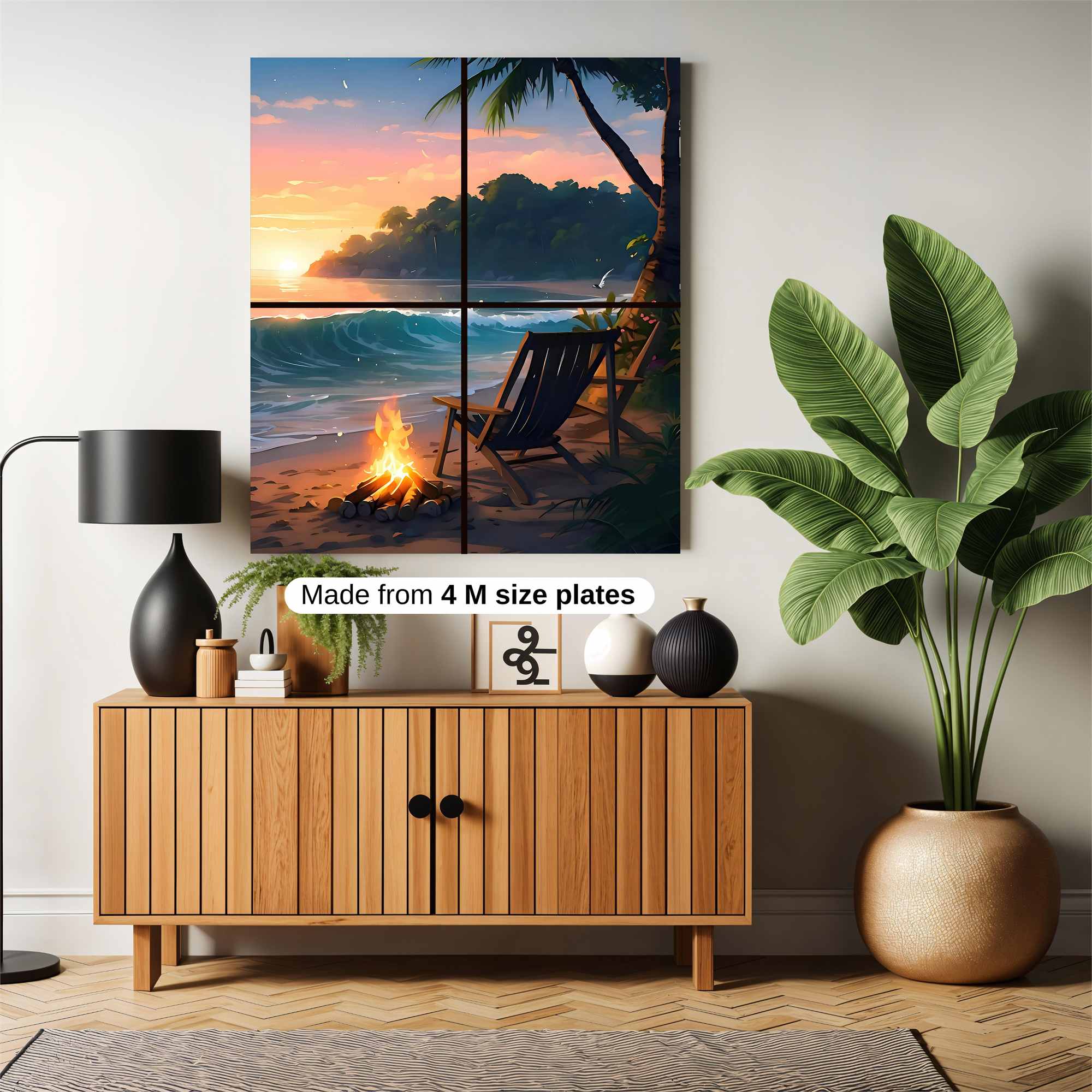 Sunset Serenity Safe Wall Magnetic / M