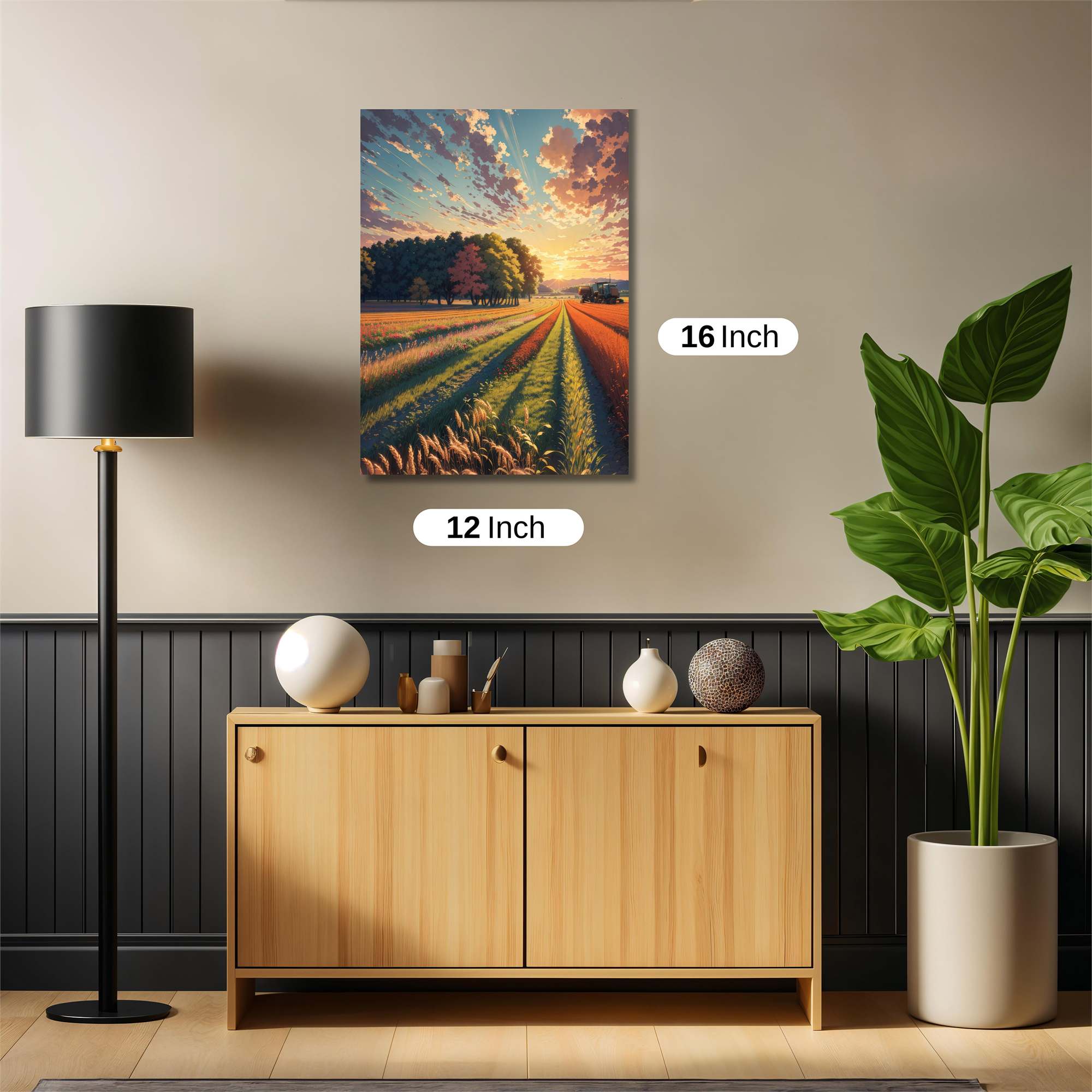 Sunset Serenity Safe Wall Magnetic / M
