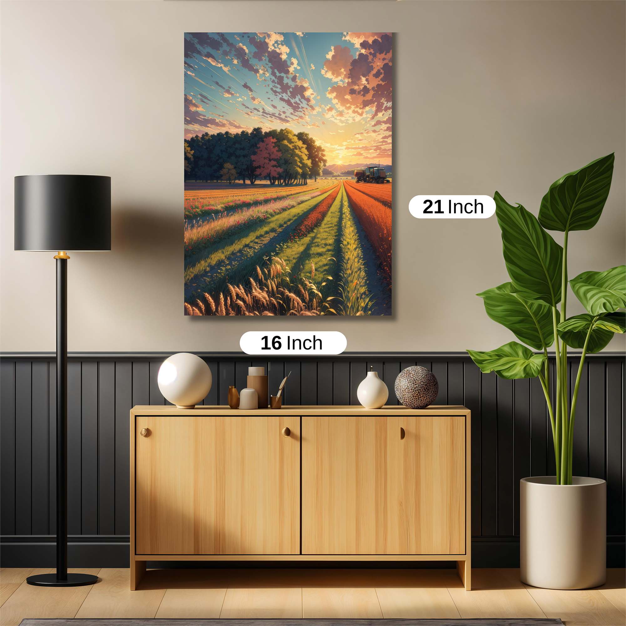 Sunset Serenity Safe Wall Magnetic / M