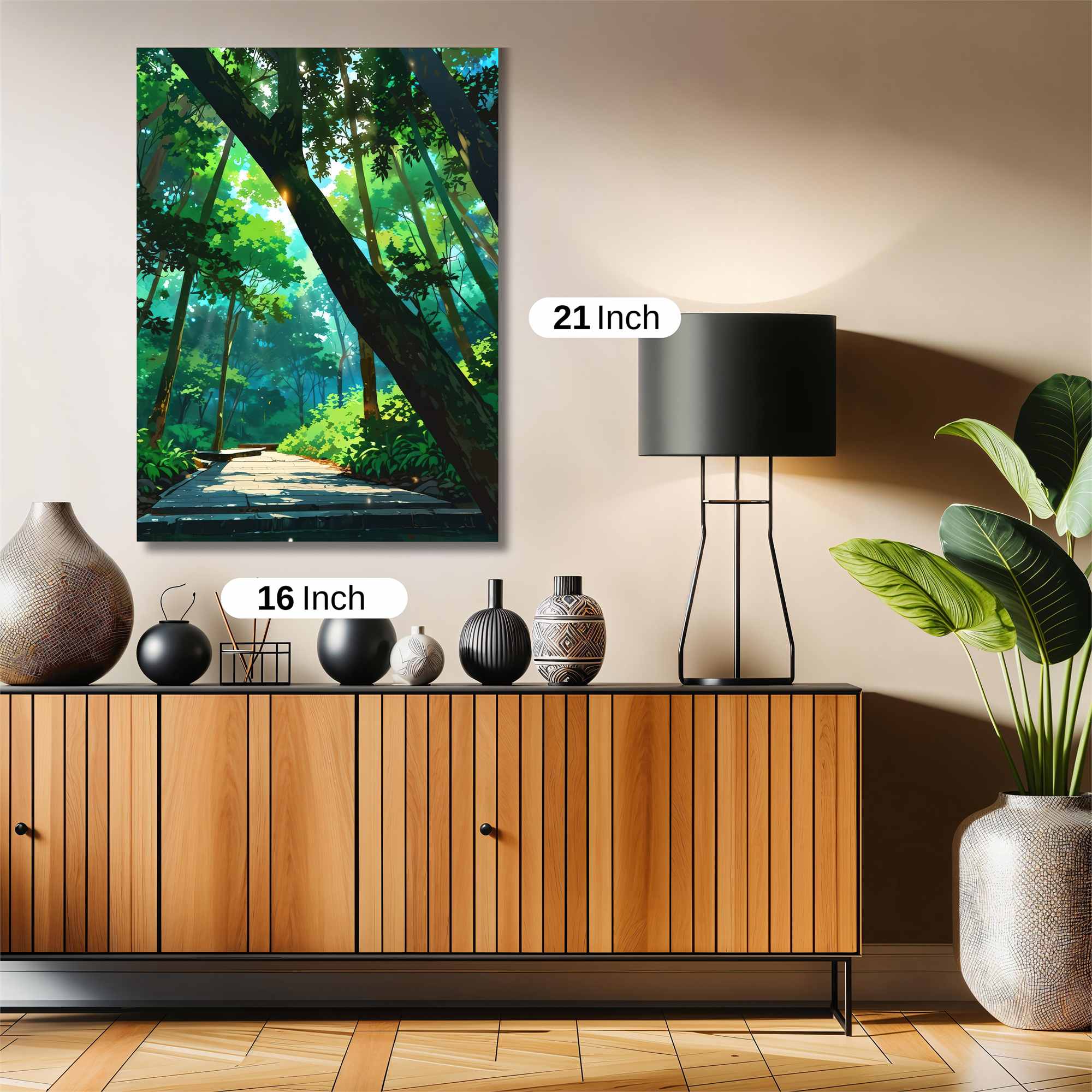 Forest Serenity Safe Wall Magnetic / M
