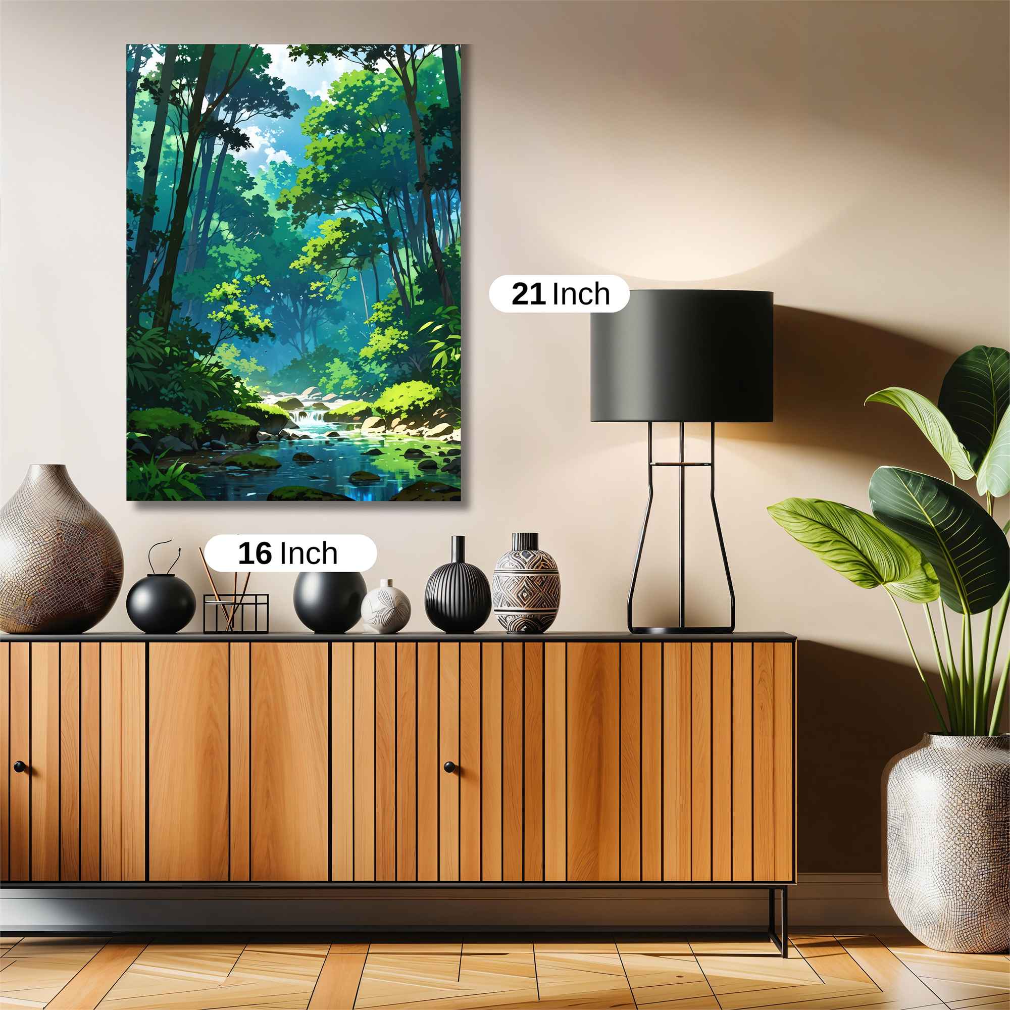 Forest Serenity Safe Wall Magnetic / M