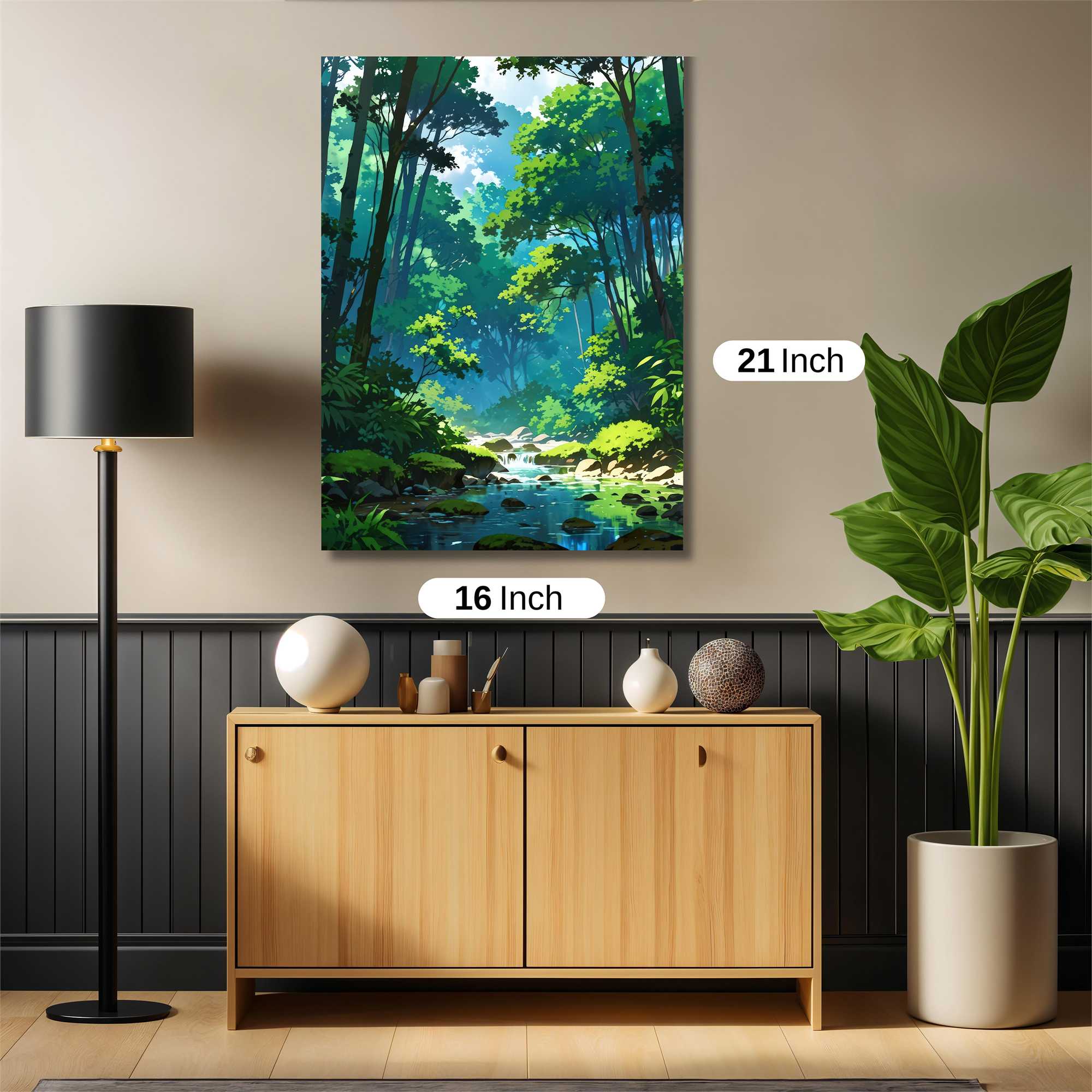 Forest Serenity Safe Wall Magnetic / M