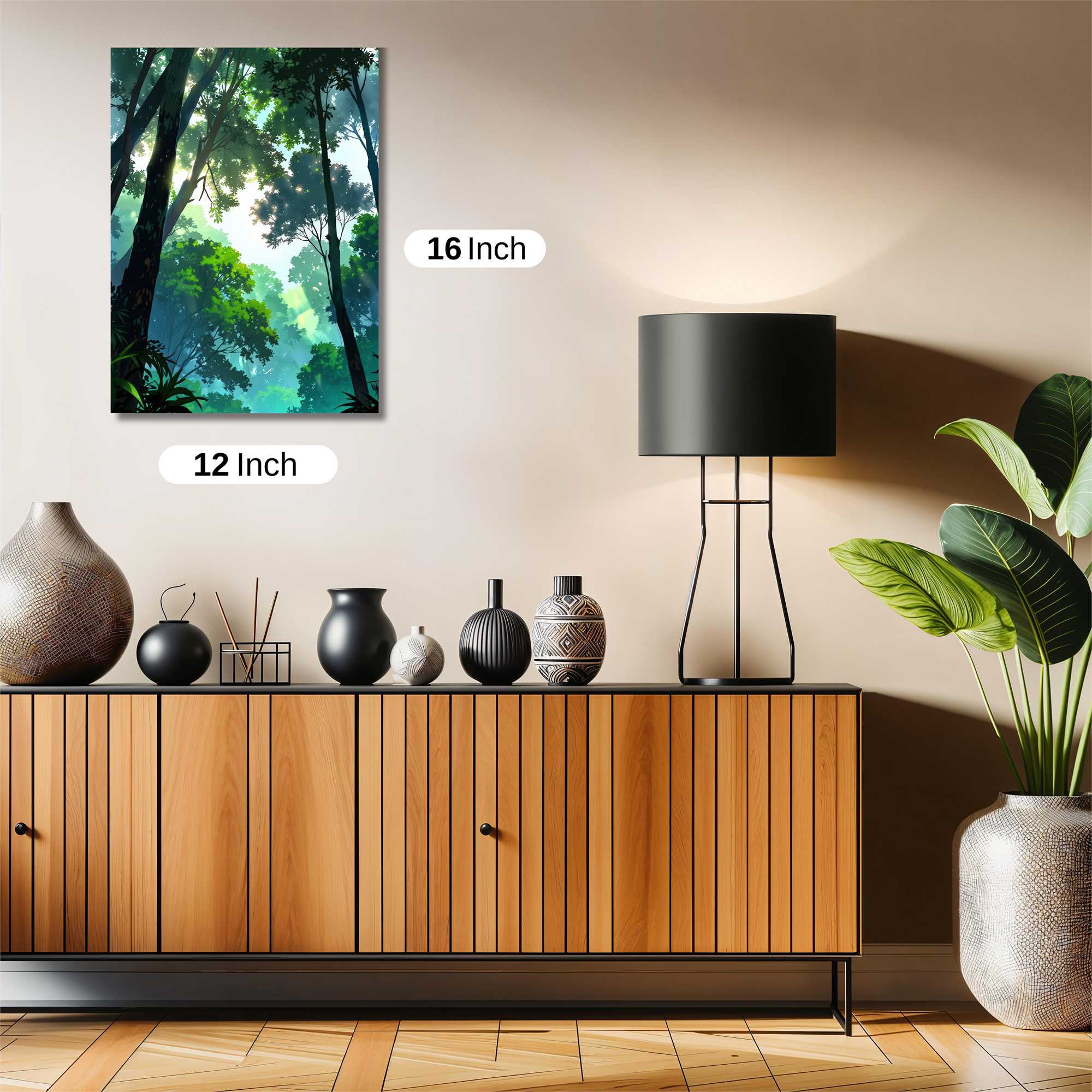 Forest Serenity Safe Wall Magnetic / M