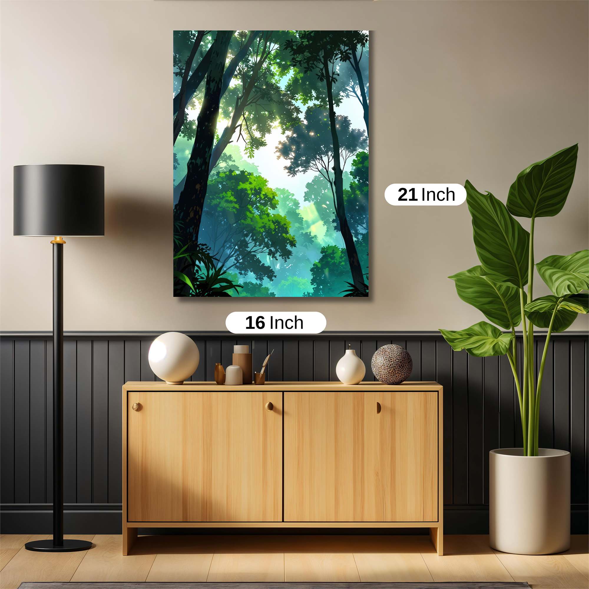 Forest Serenity Safe Wall Magnetic / M