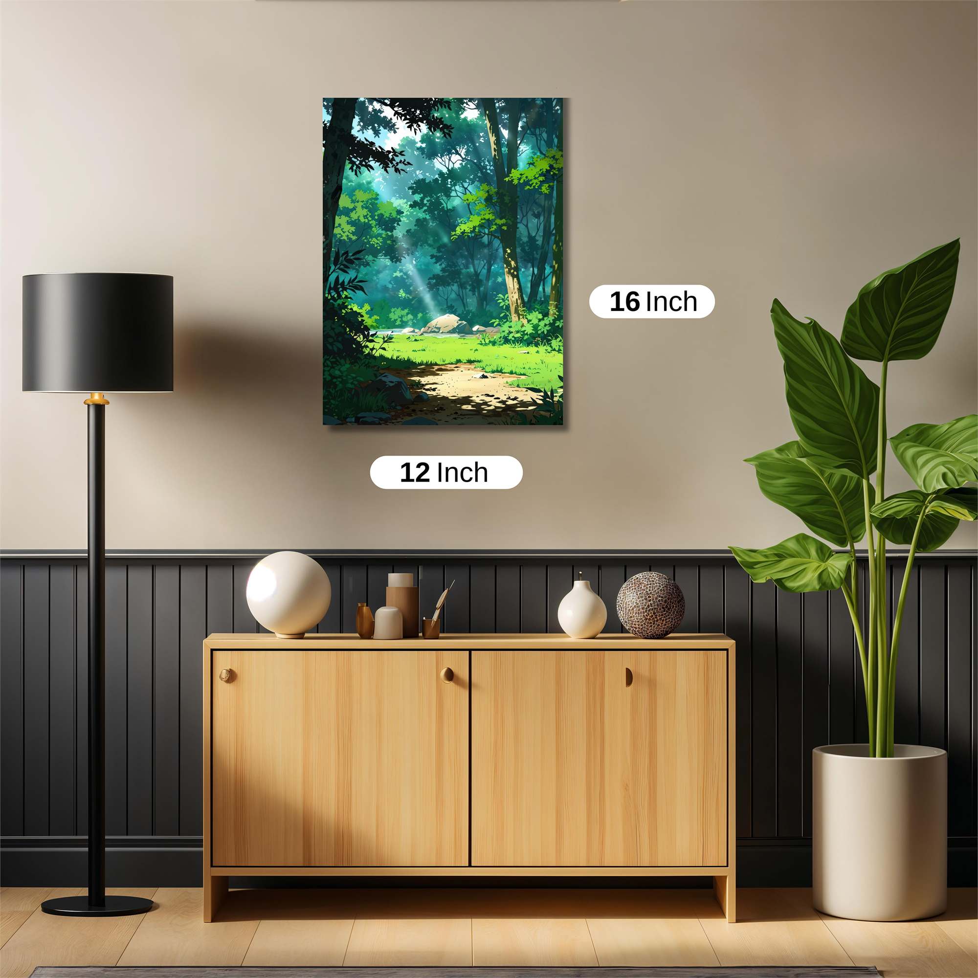 Forest Serenity Safe Wall Magnetic / M