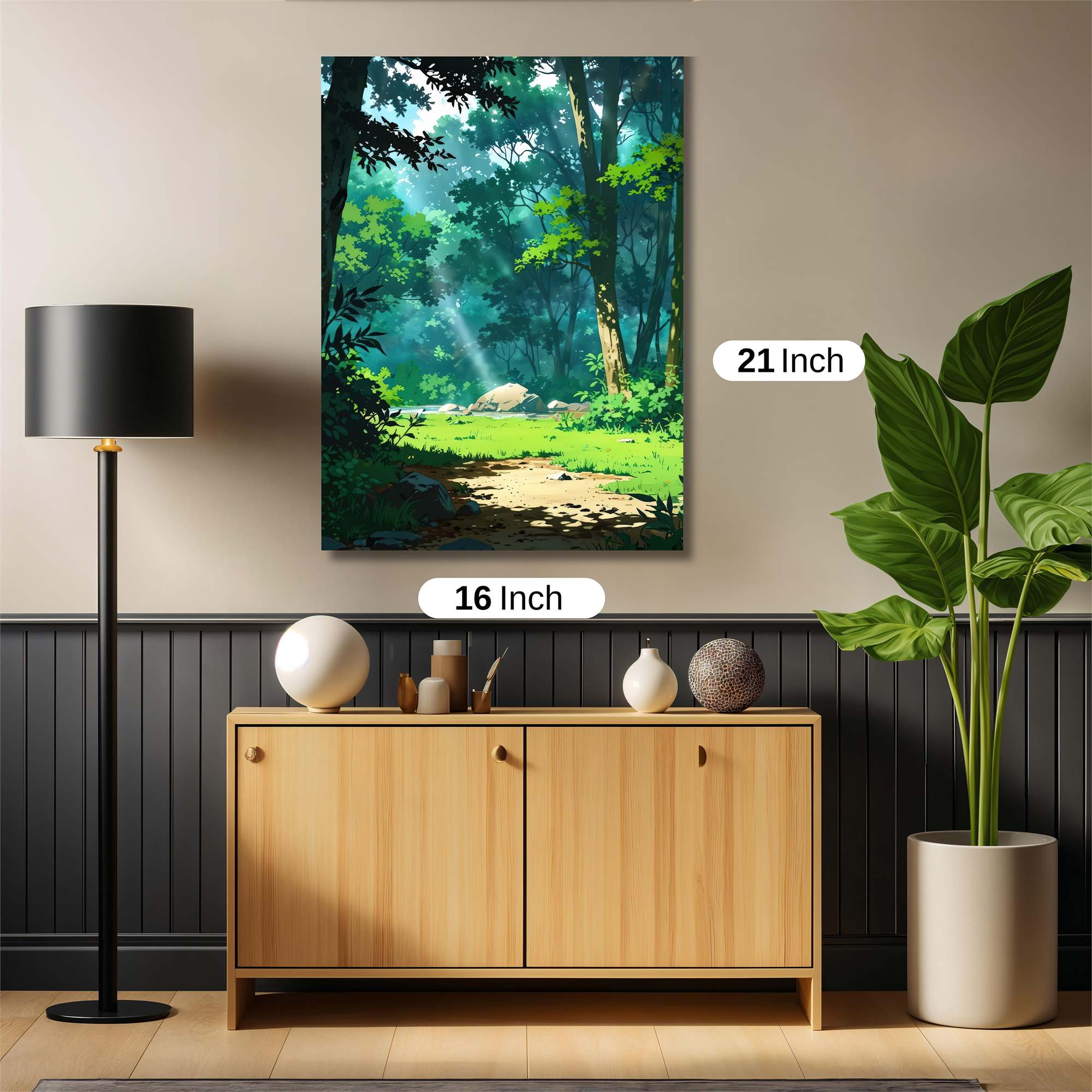 Forest Serenity Safe Wall Magnetic / M