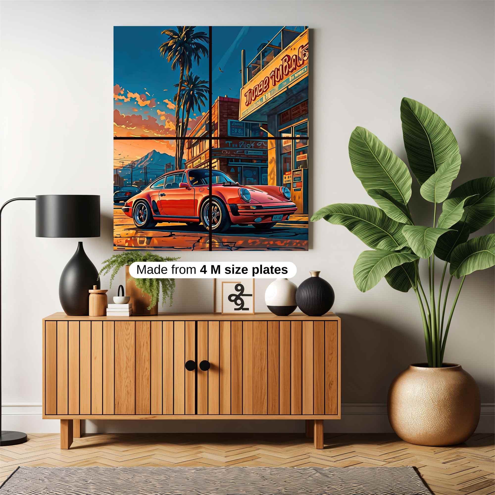 Porsche Dusk Safe Wall Magnetic / M