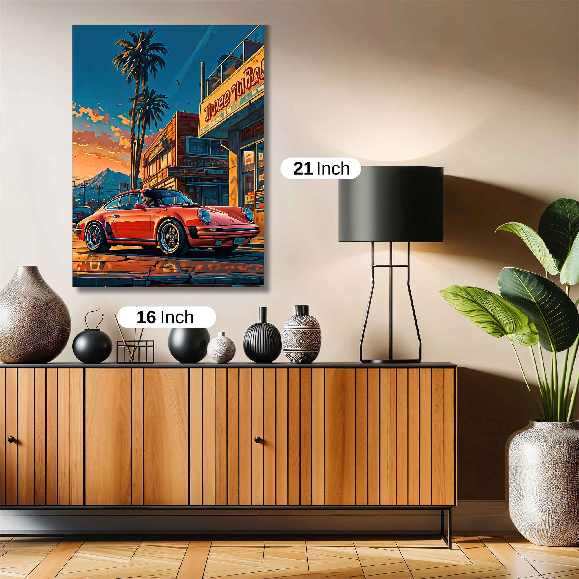 Porsche Dusk Safe Wall Magnetic / M