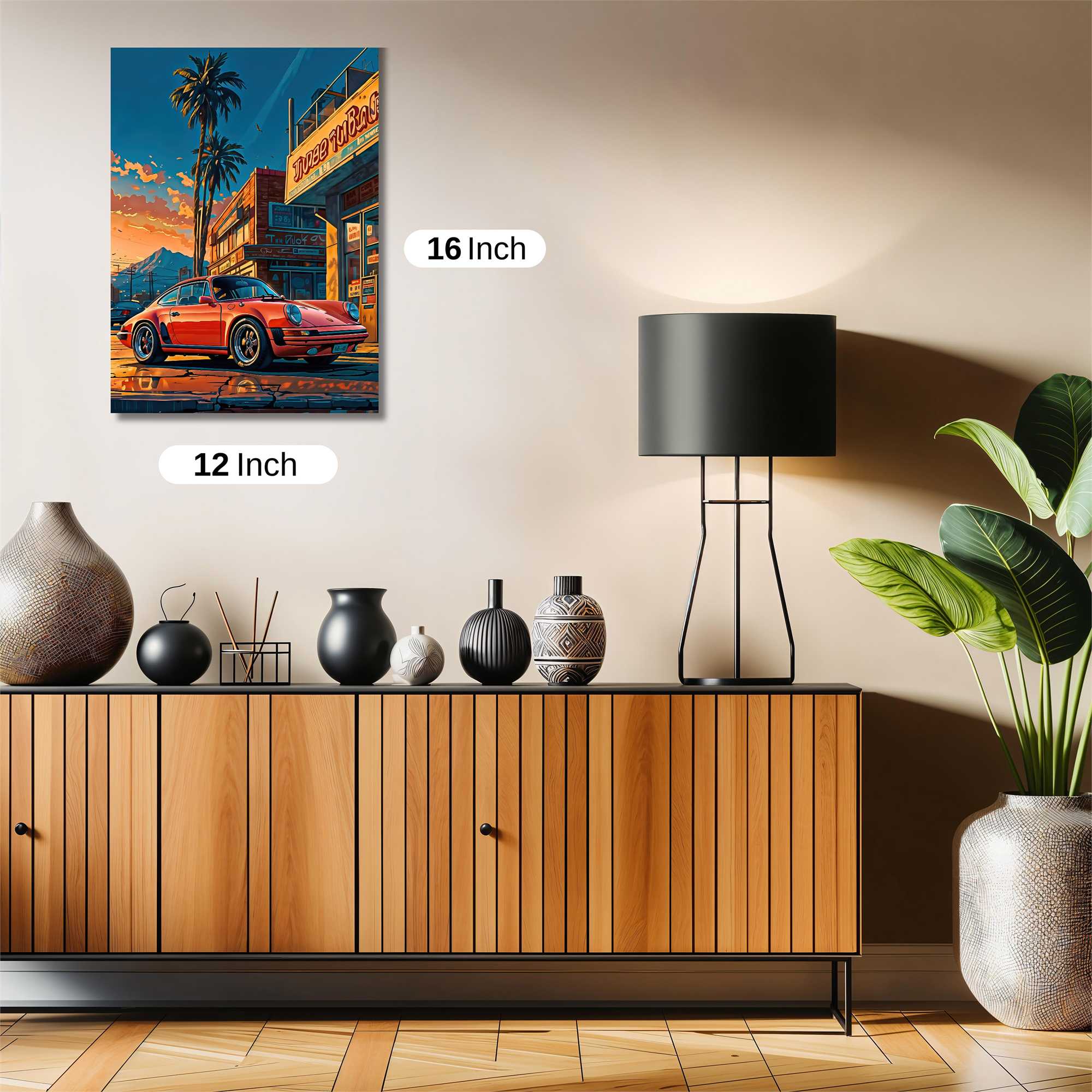 Porsche Dusk Safe Wall Magnetic / M