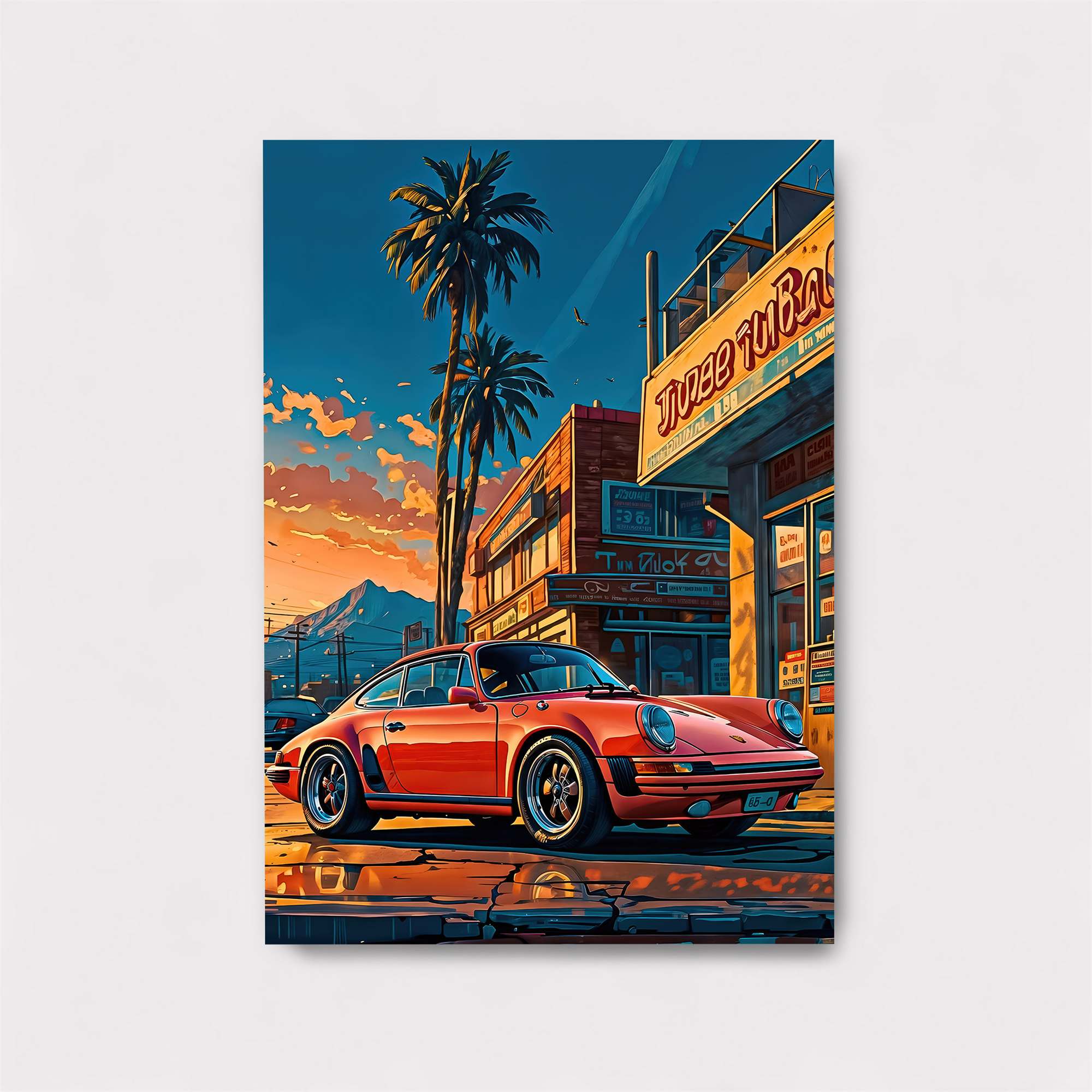 Porsche Dusk Safe Wall Magnetic / M