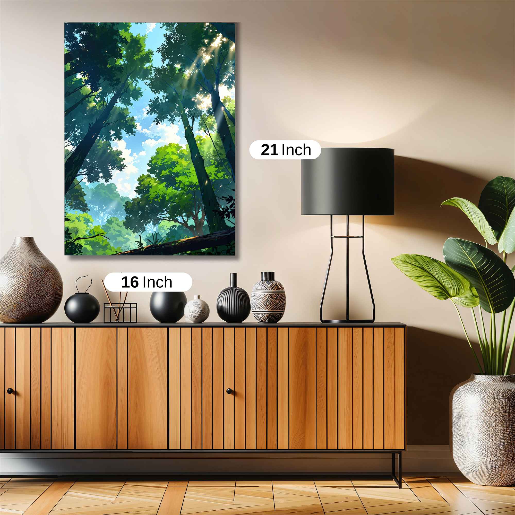 Forest Serenity Safe Wall Magnetic / M