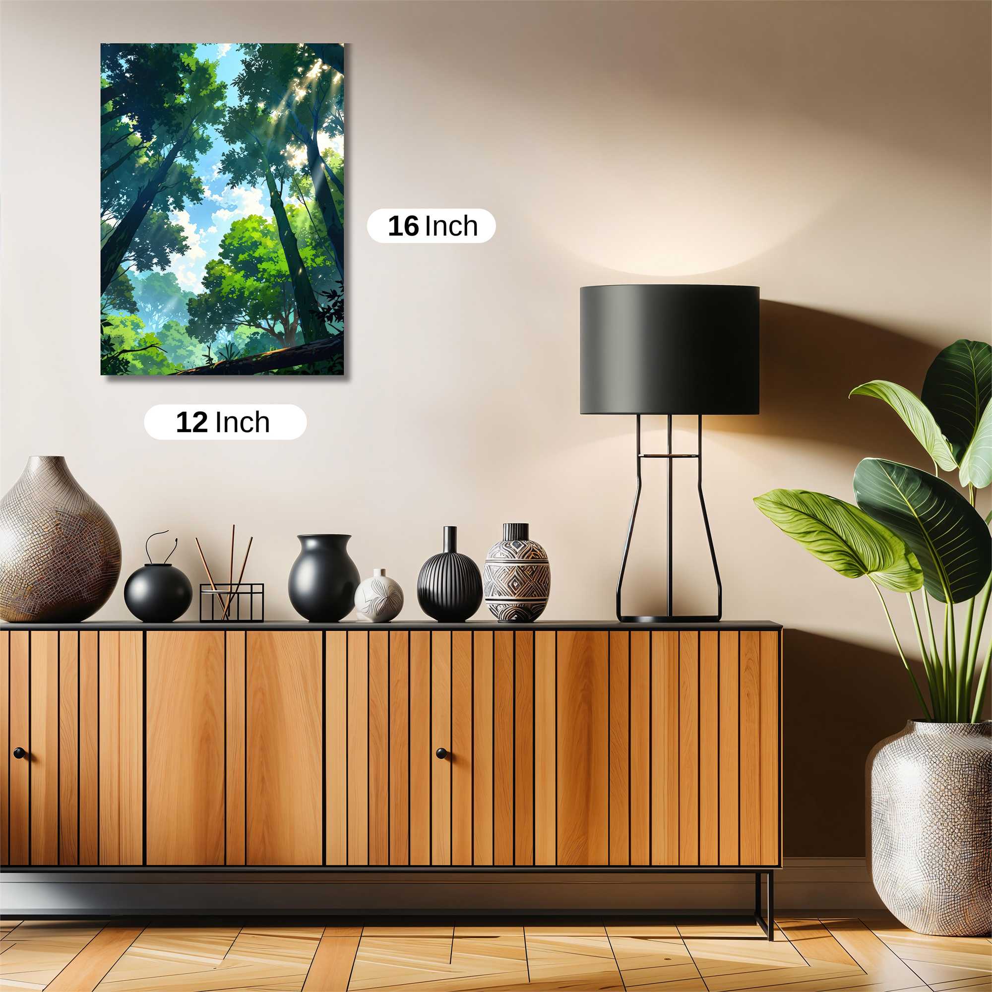 Forest Serenity Safe Wall Magnetic / M