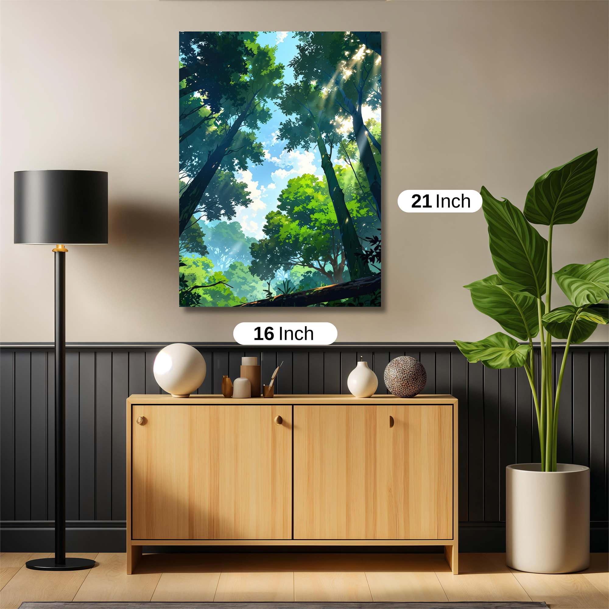 Forest Serenity Safe Wall Magnetic / M