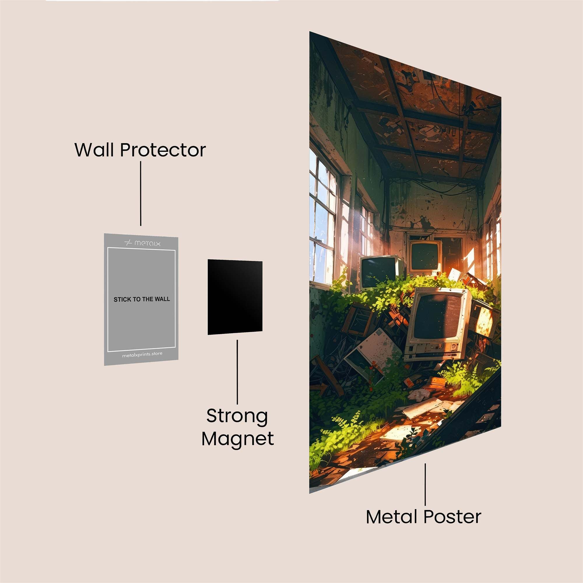 Ruined Serenity Safe Wall Magnetic / M