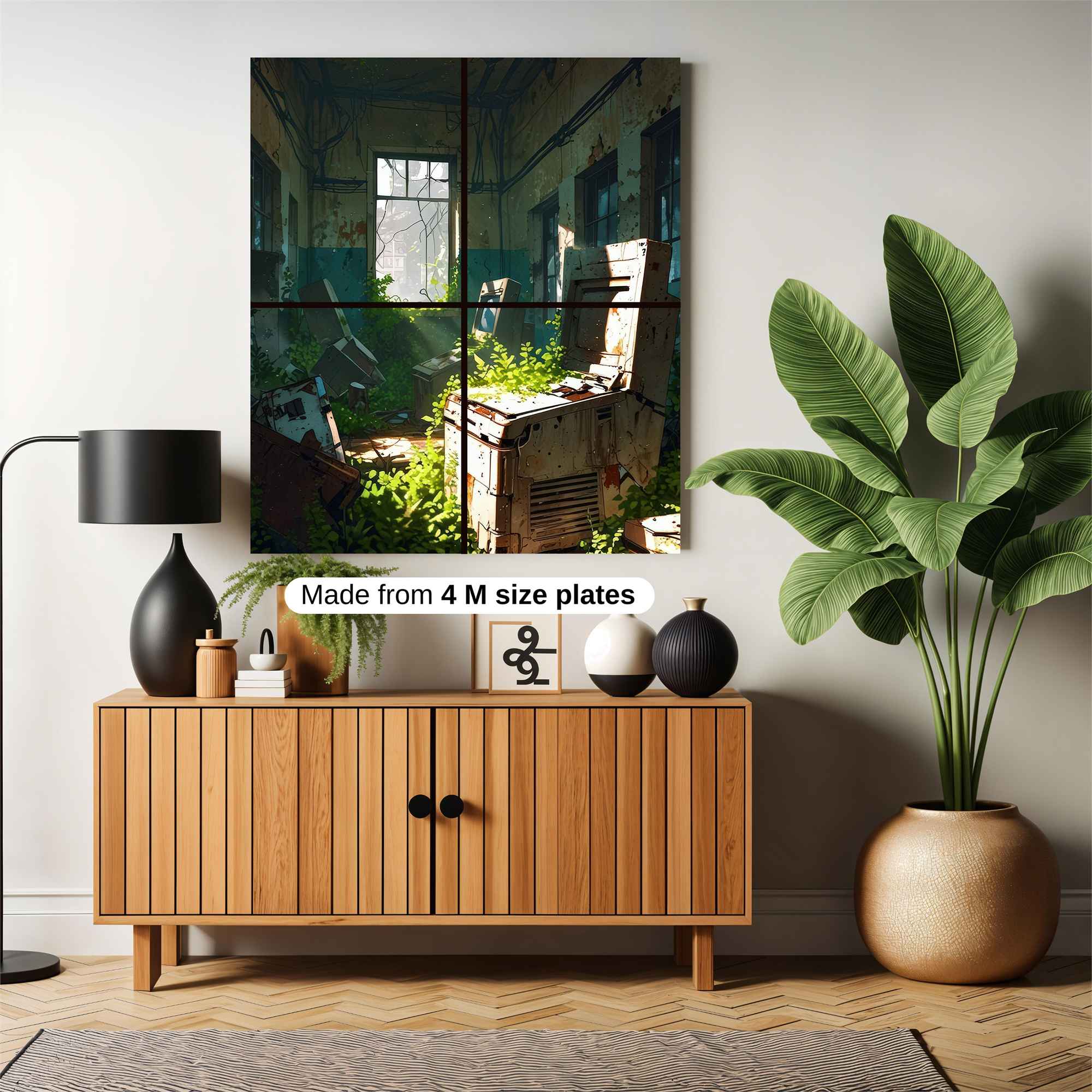 Decay Reclaimed Safe Wall Magnetic / M