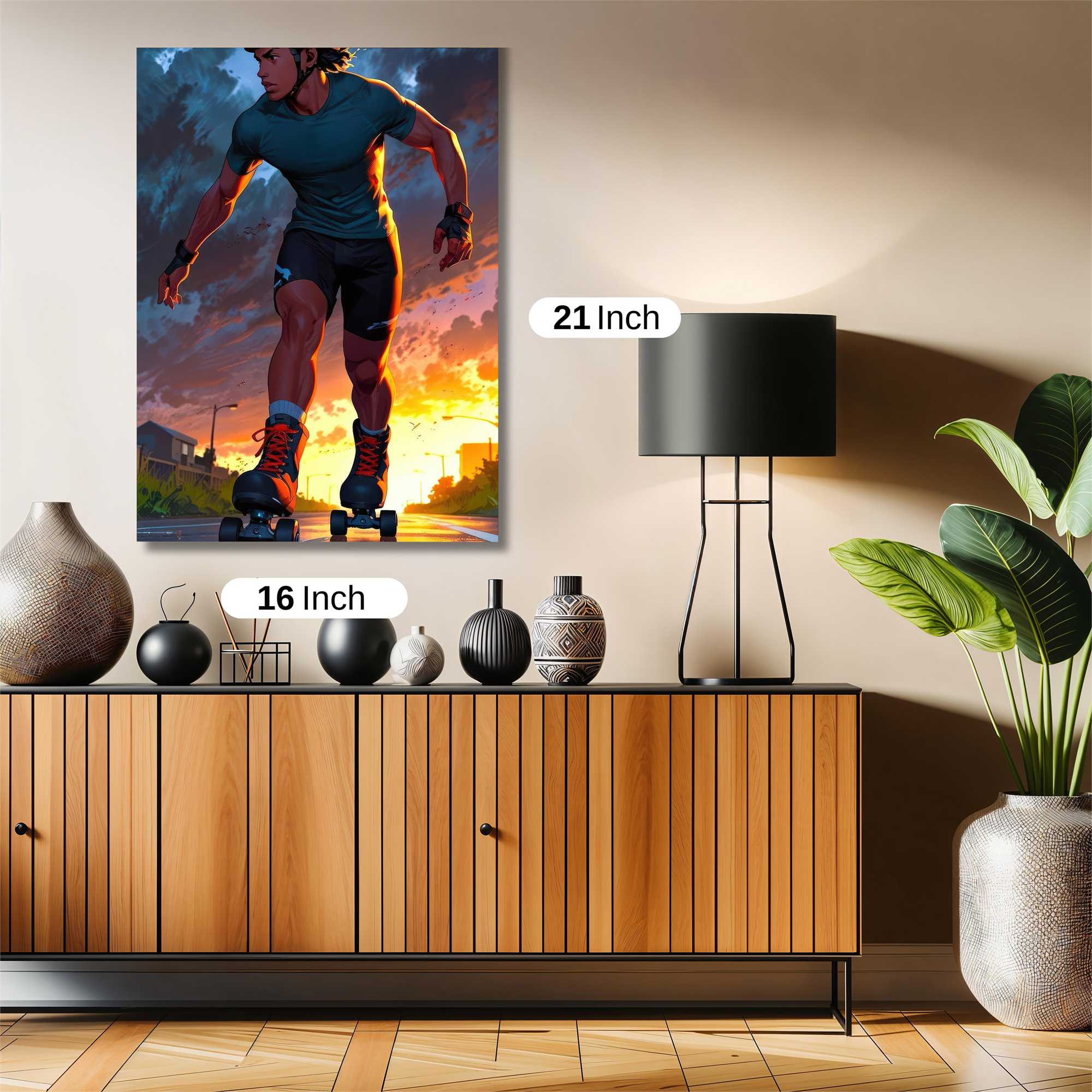Skater Serenity Safe Wall Magnetic / M