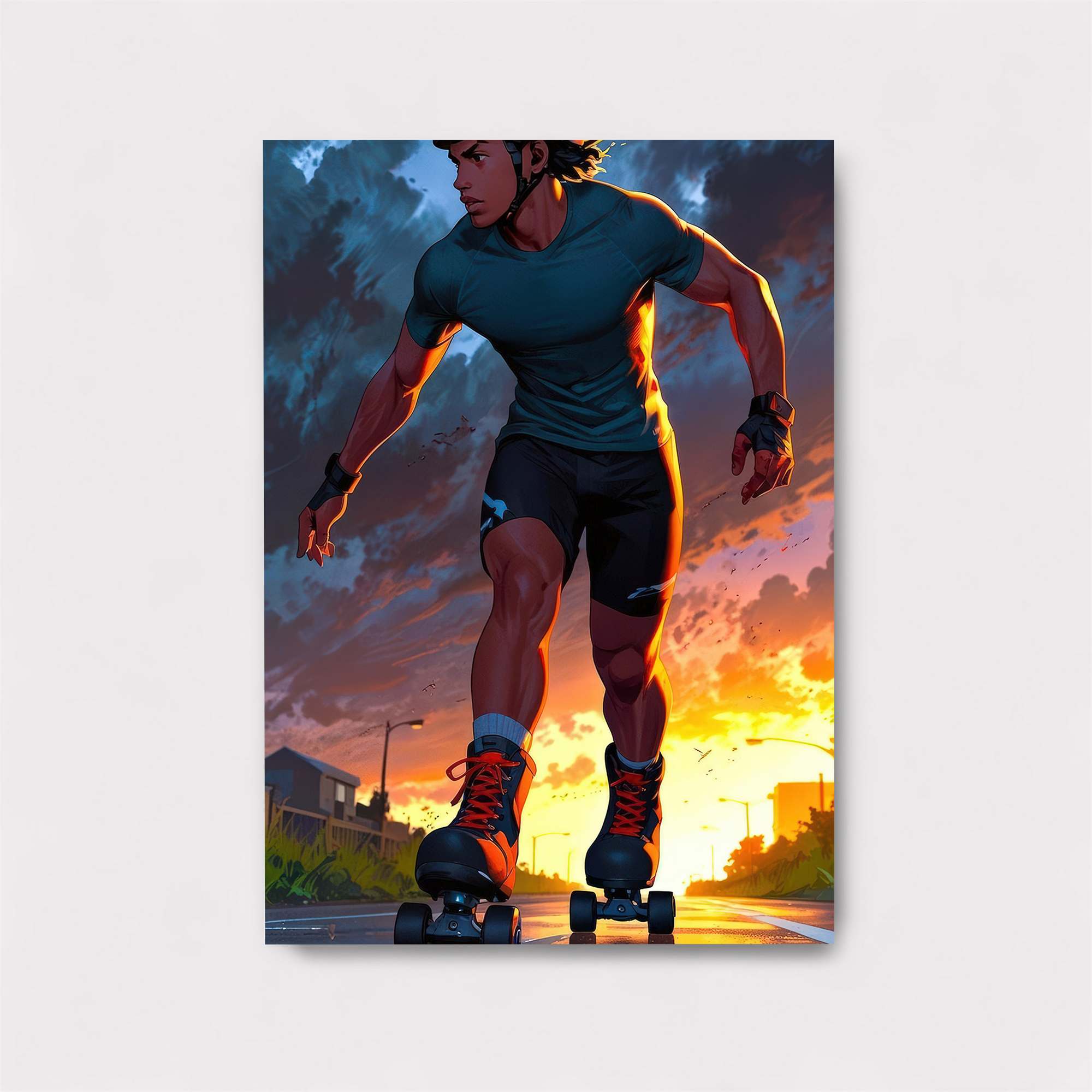 Skater Serenity Safe Wall Magnetic / M