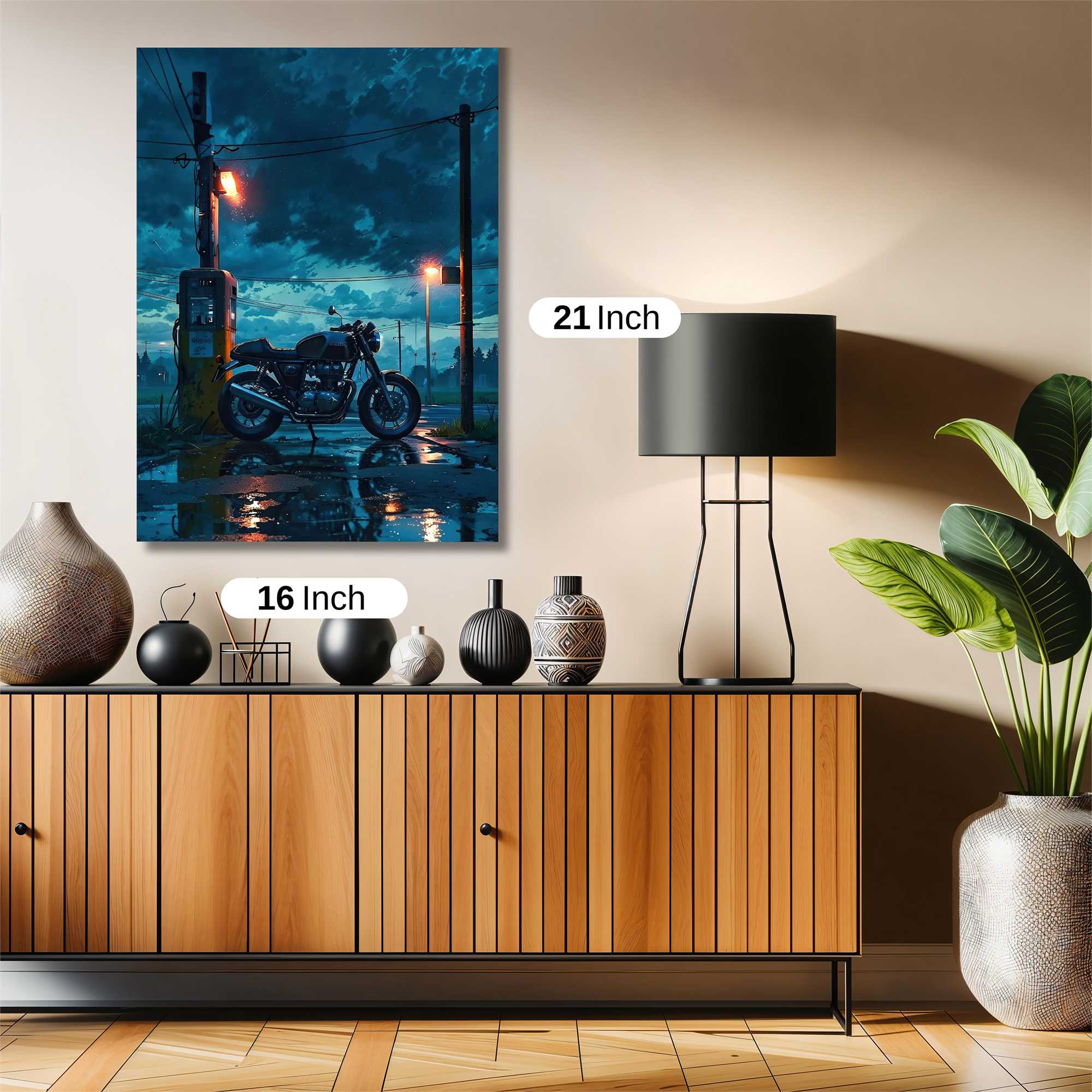 Motorcycle Melancholy Safe Wall Magnetic / M