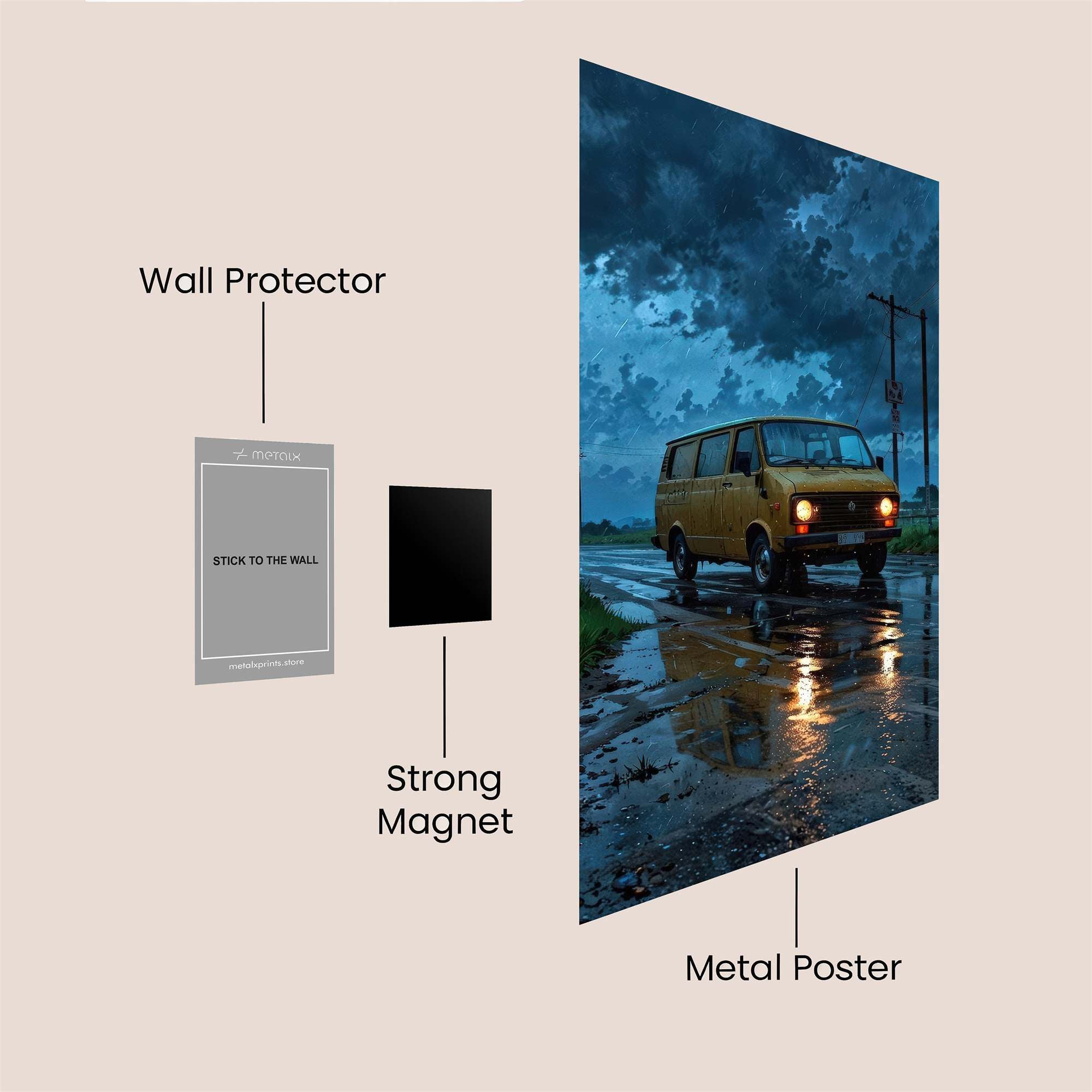 Van Gloom Safe Wall Magnetic / M
