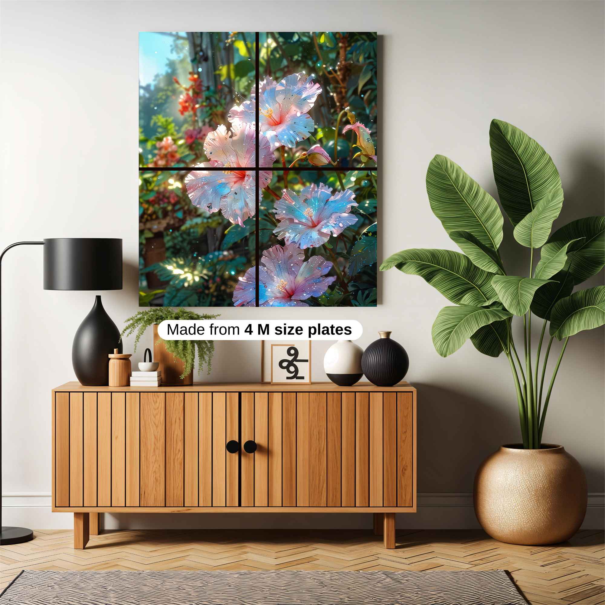 Hibiscus Harmony Safe Wall Magnetic / M