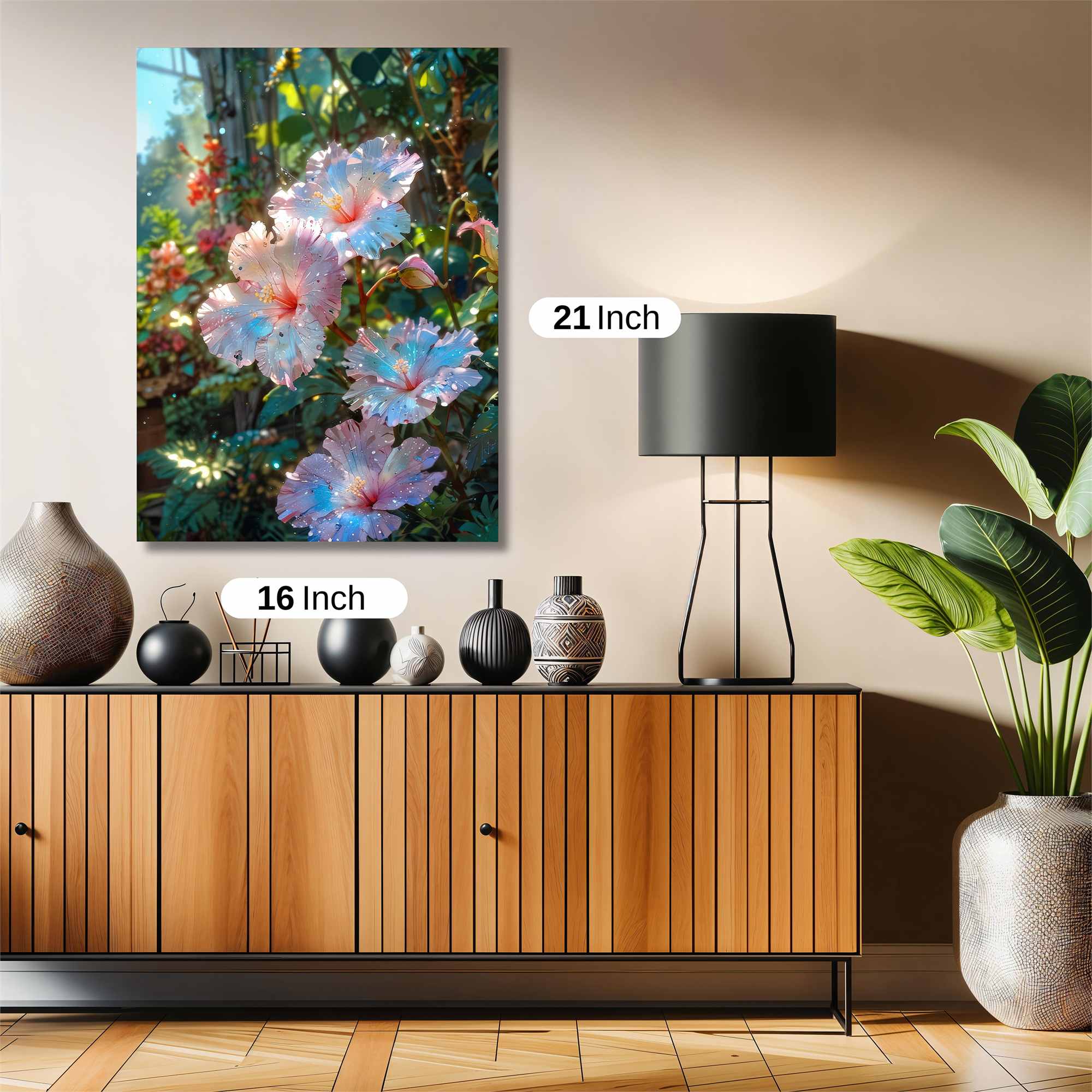 Hibiscus Harmony Safe Wall Magnetic / M