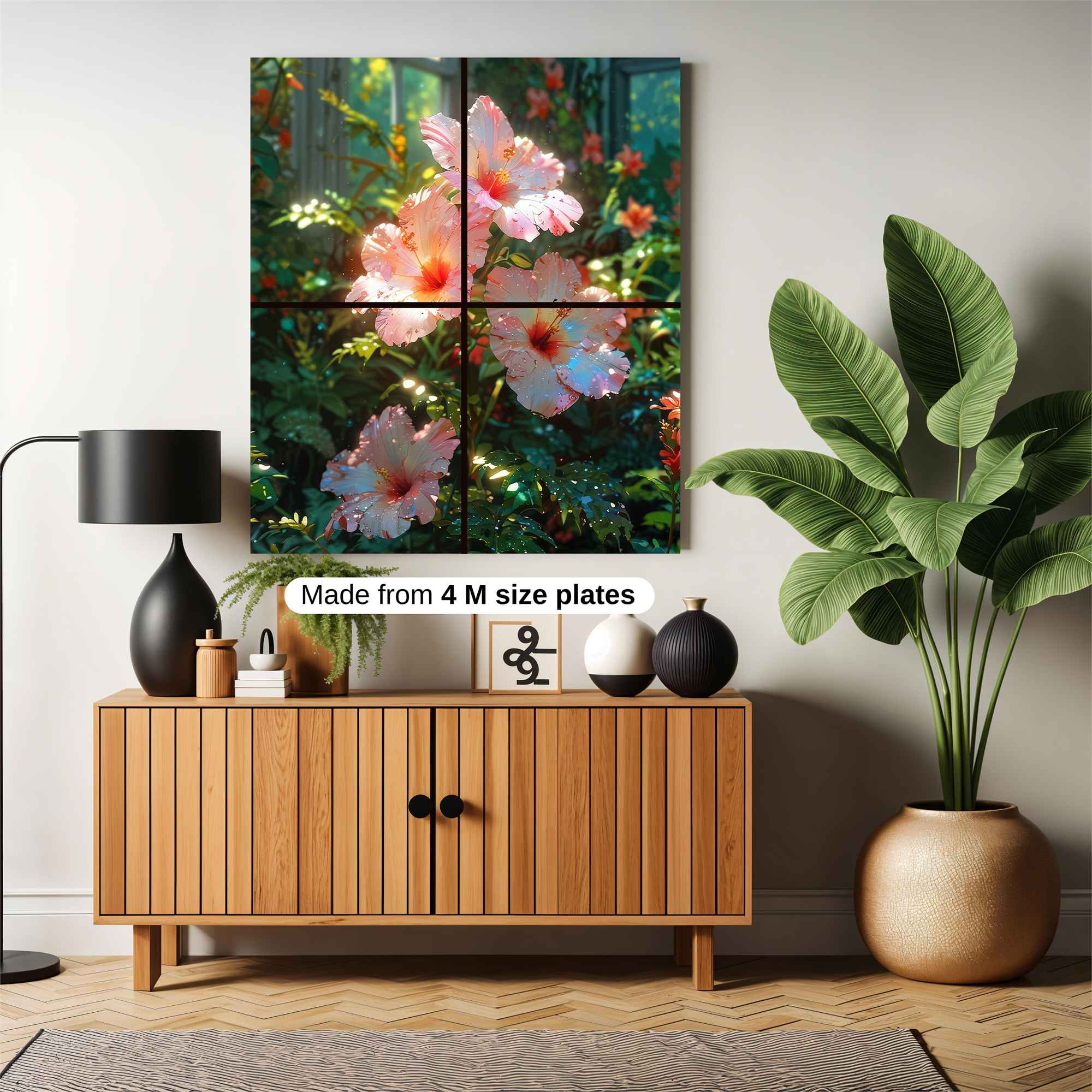 Hibiscus Harmony Safe Wall Magnetic / M