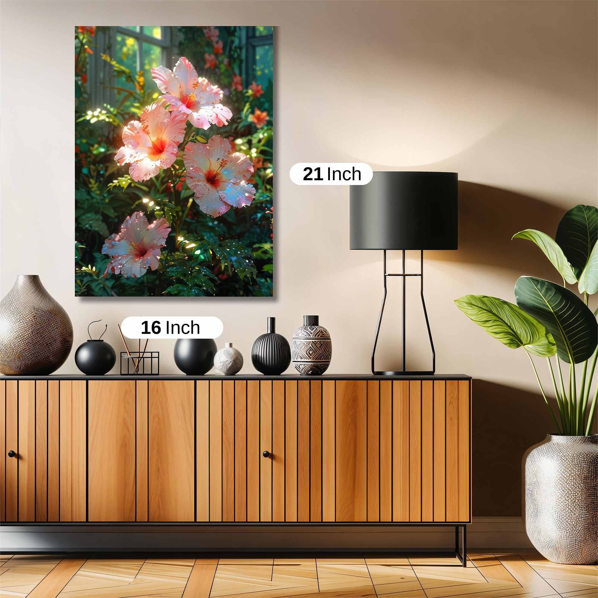 Hibiscus Harmony Safe Wall Magnetic / M