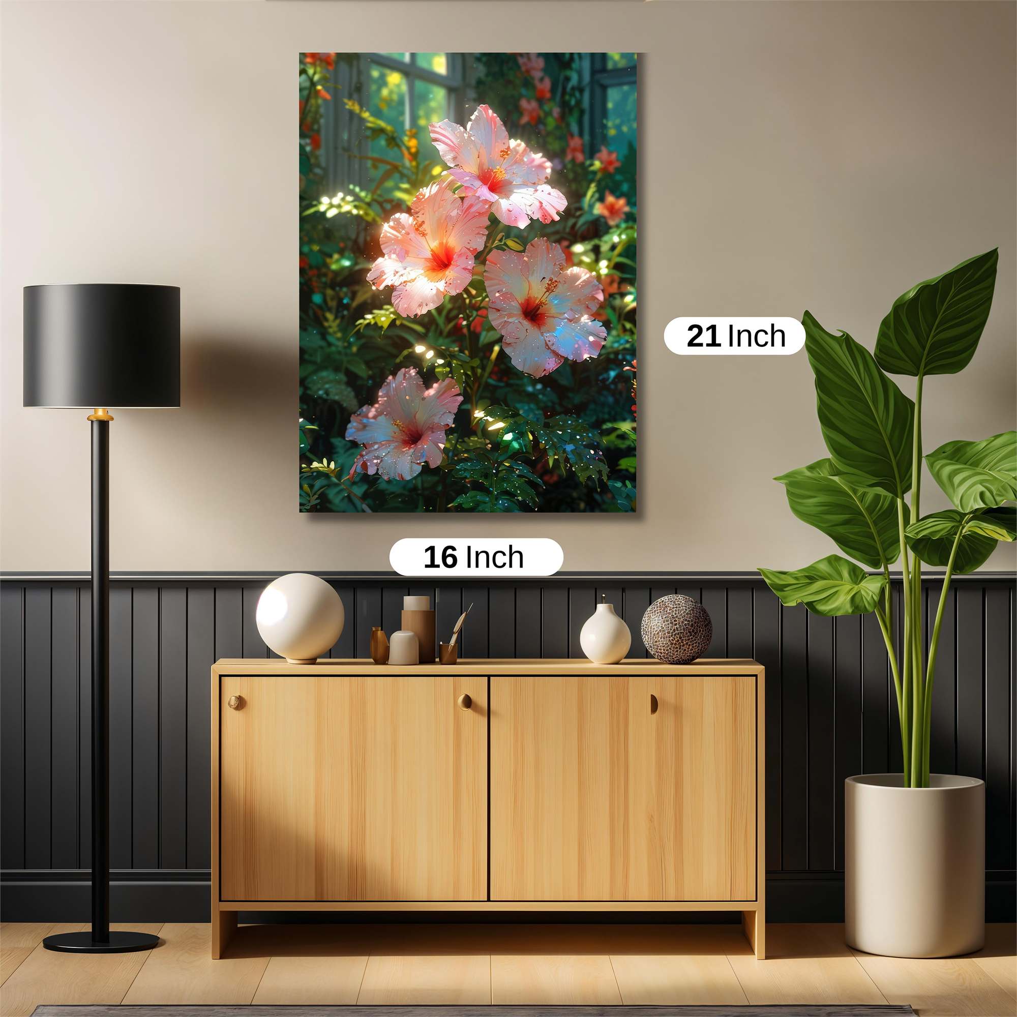 Hibiscus Harmony Safe Wall Magnetic / M