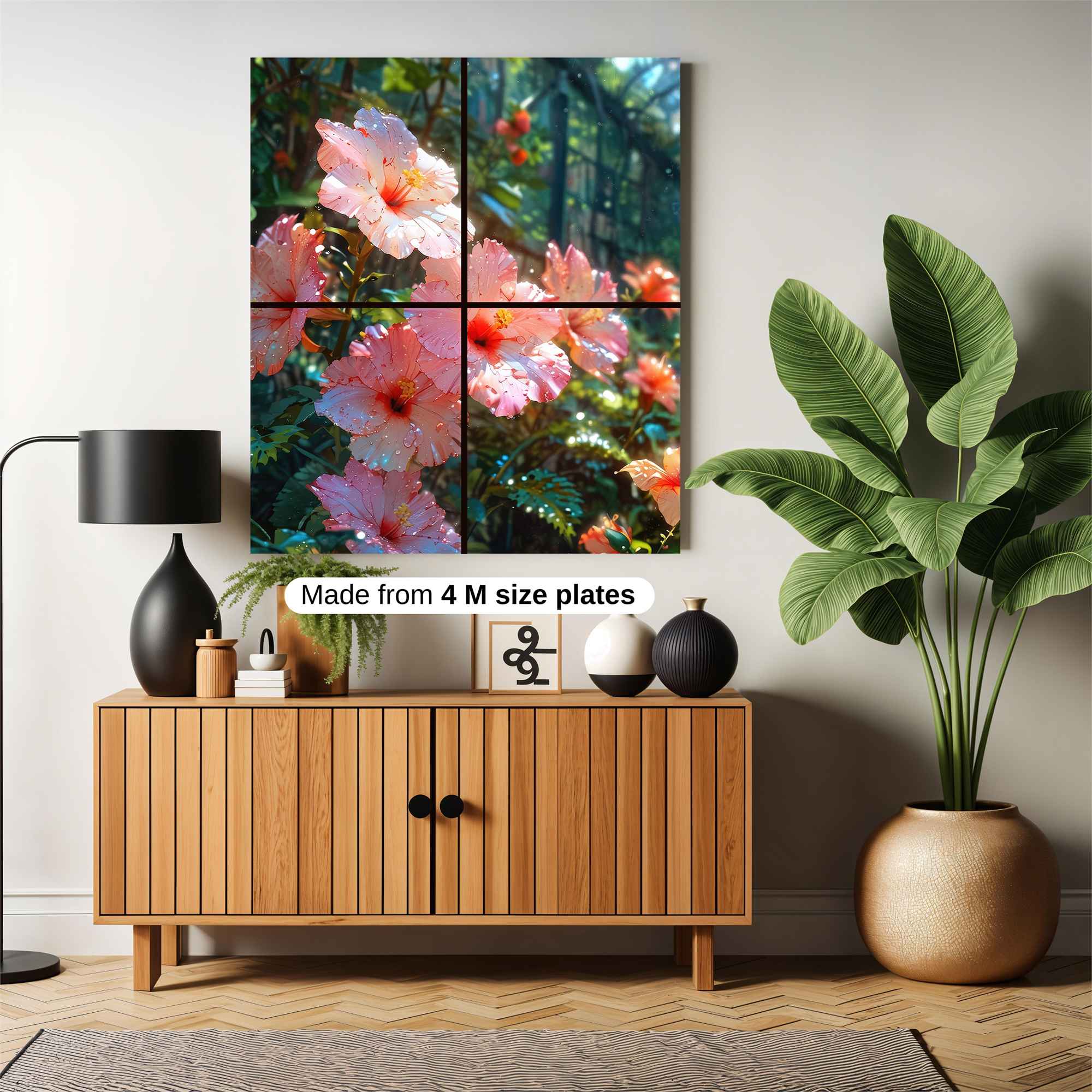 Hibiscus Harmony Safe Wall Magnetic / M