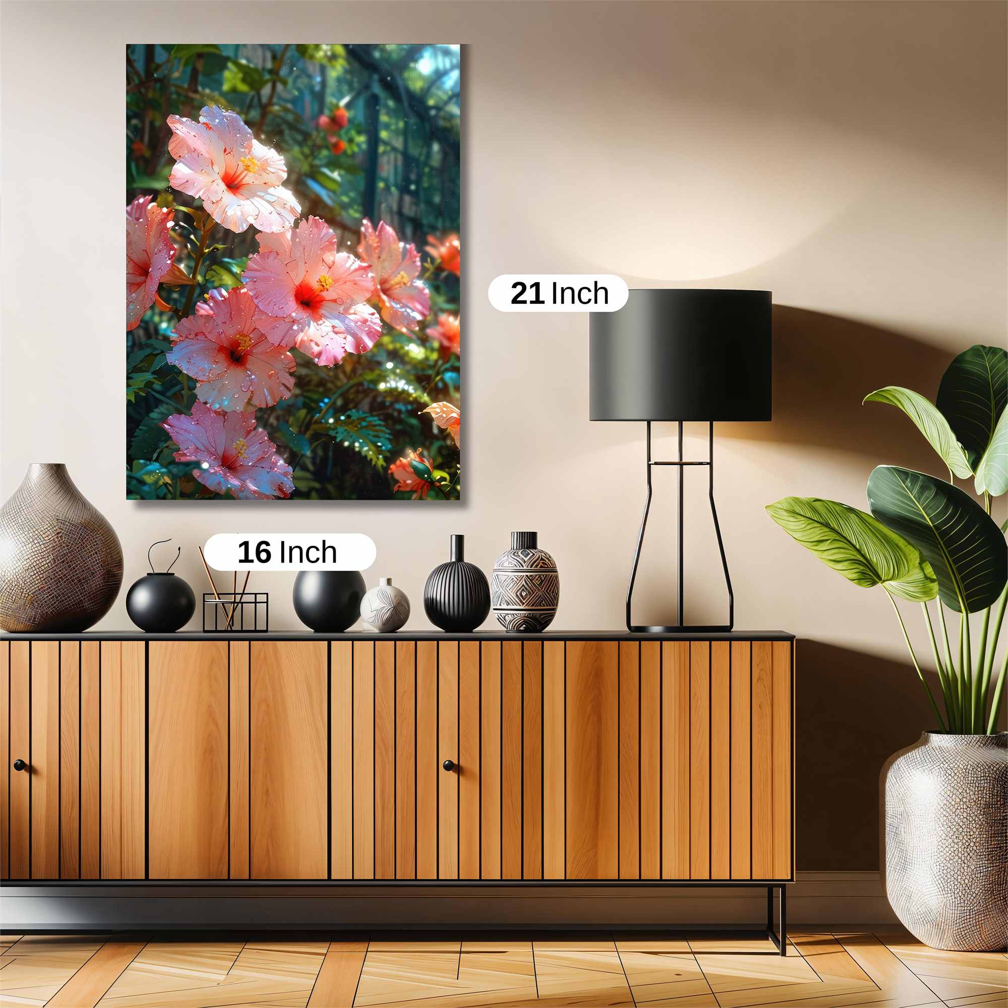 Hibiscus Harmony Safe Wall Magnetic / M