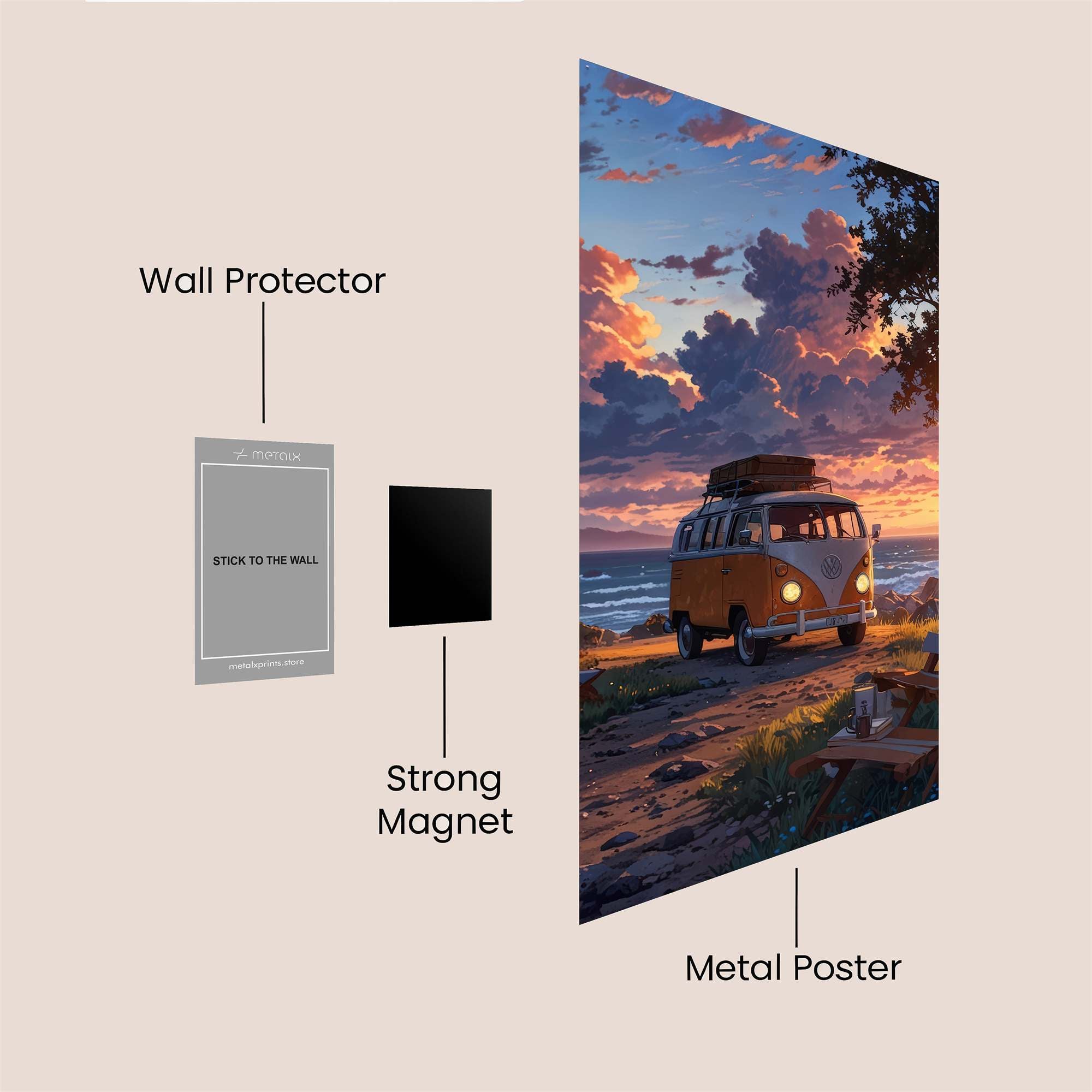 Van Serenity Safe Wall Magnetic / M