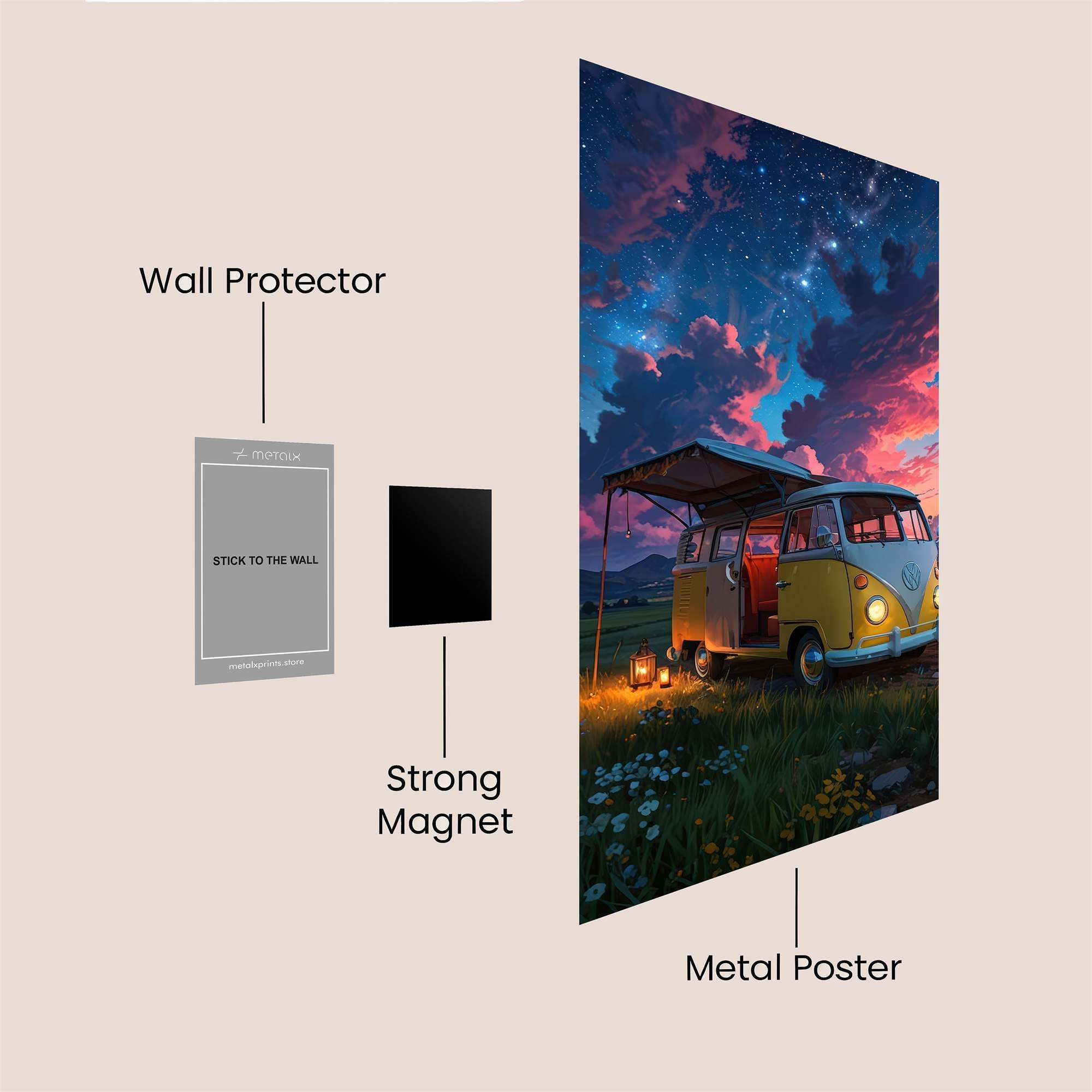 Starry Serenity Safe Wall Magnetic / M