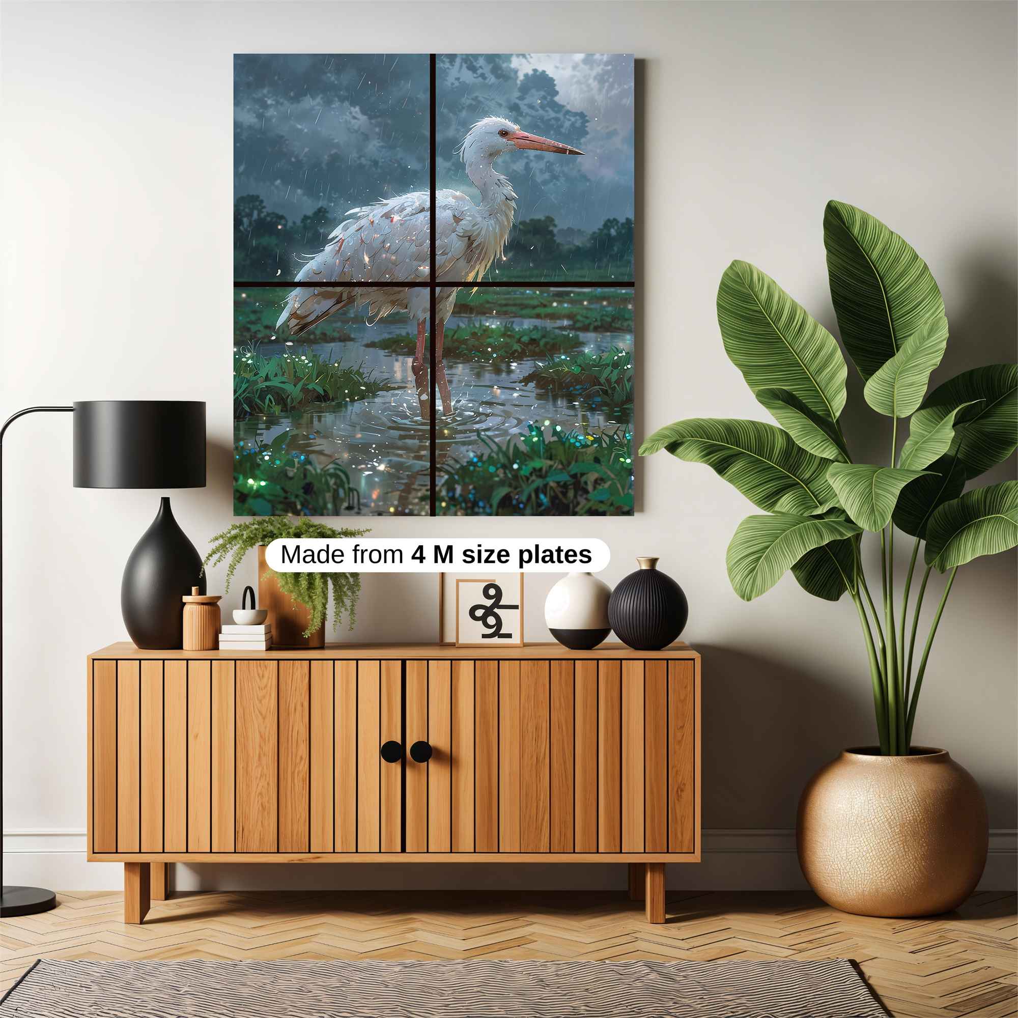 Heron Twilight Safe Wall Magnetic / M