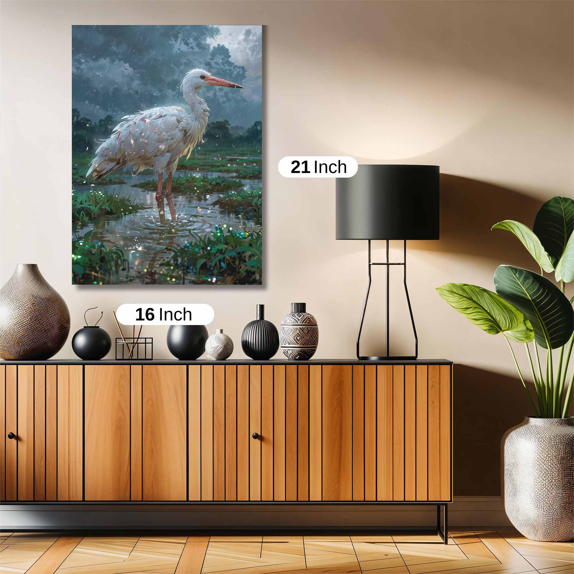 Heron Twilight Safe Wall Magnetic / M