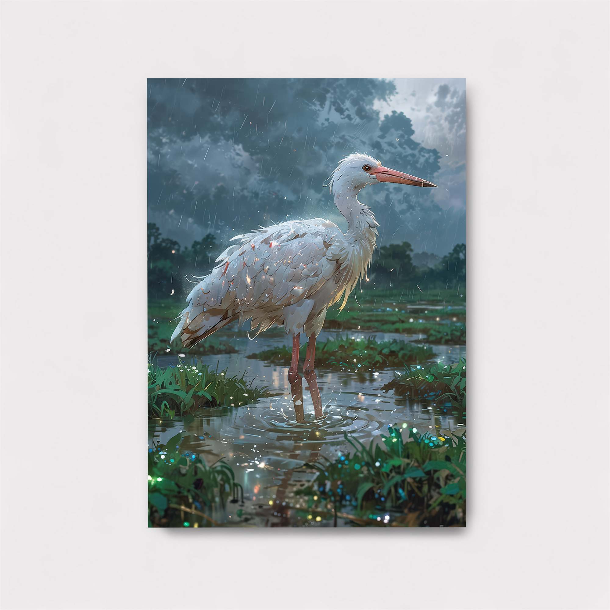 Heron Twilight Safe Wall Magnetic / M