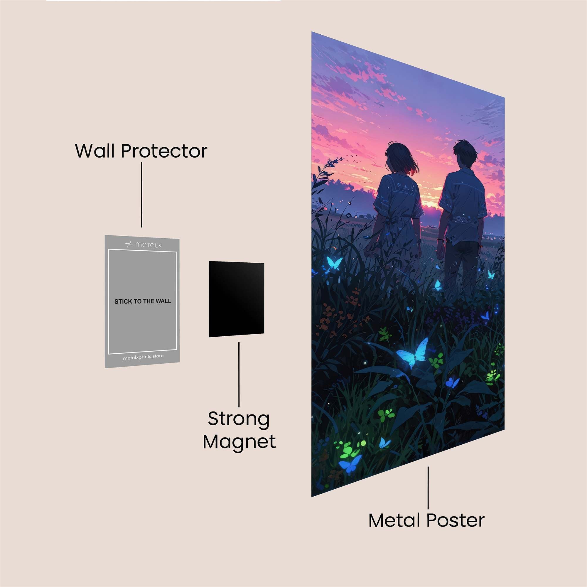 Twilight Serenity Safe Wall Magnetic / M