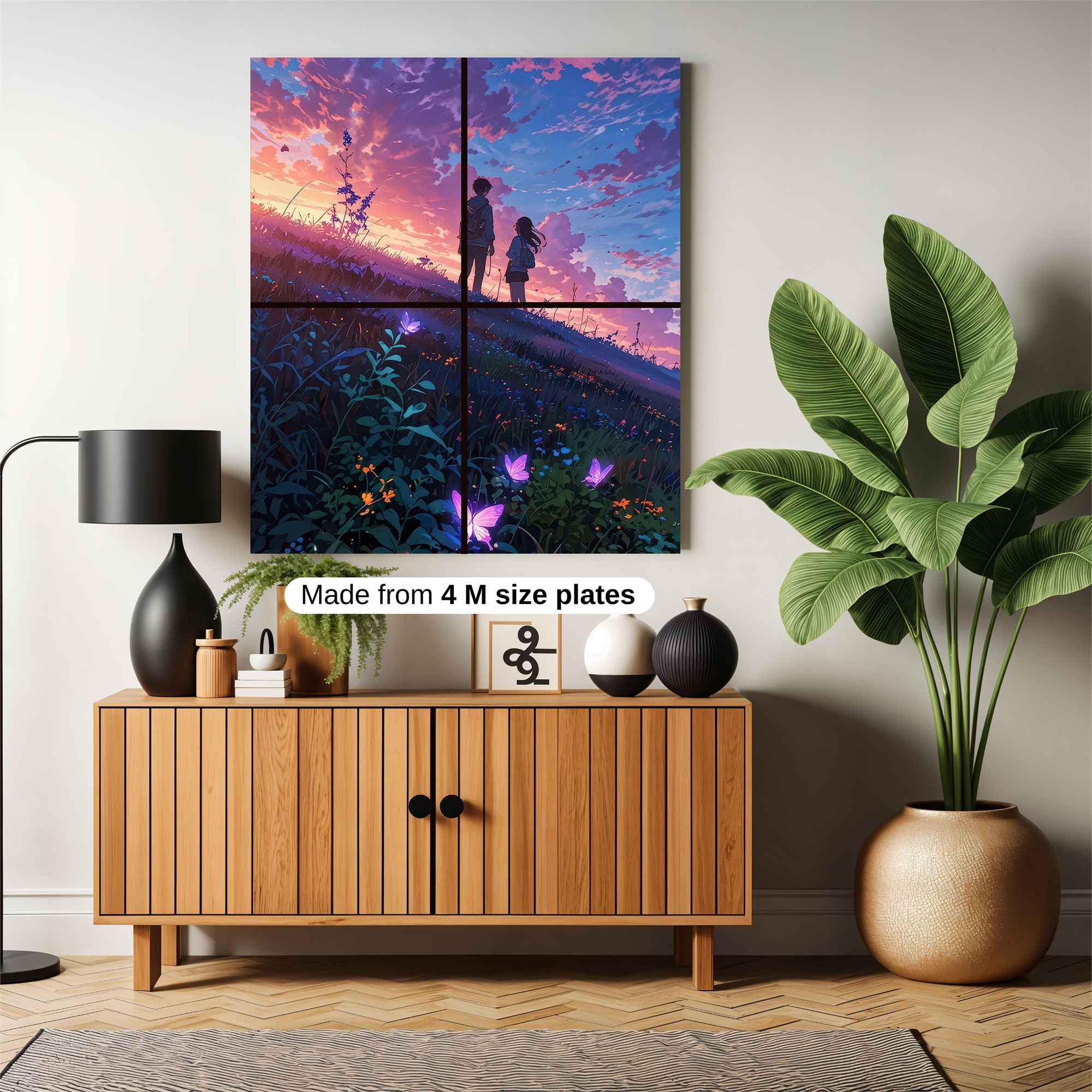 Sunset Serenity Safe Wall Magnetic / M