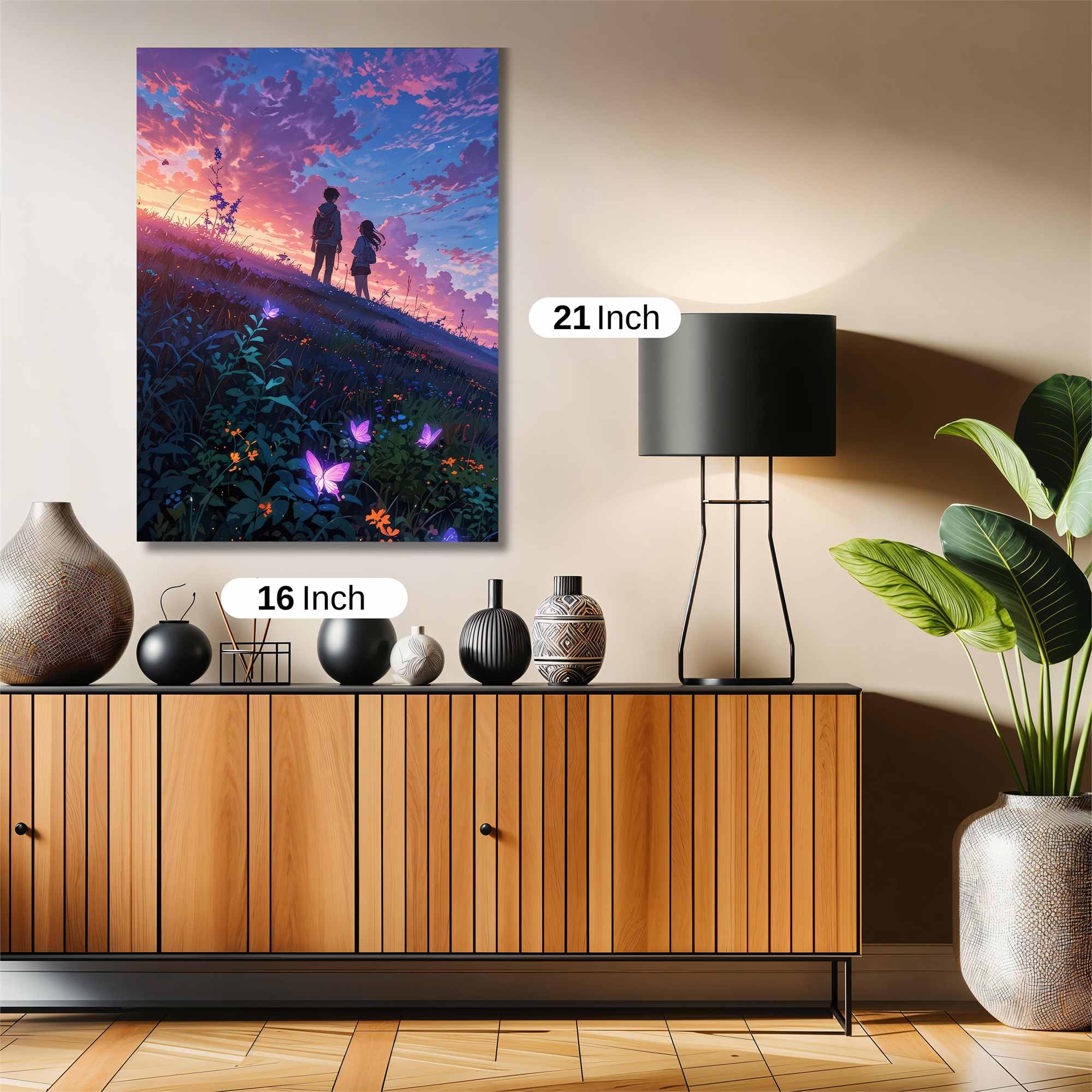 Sunset Serenity Safe Wall Magnetic / M