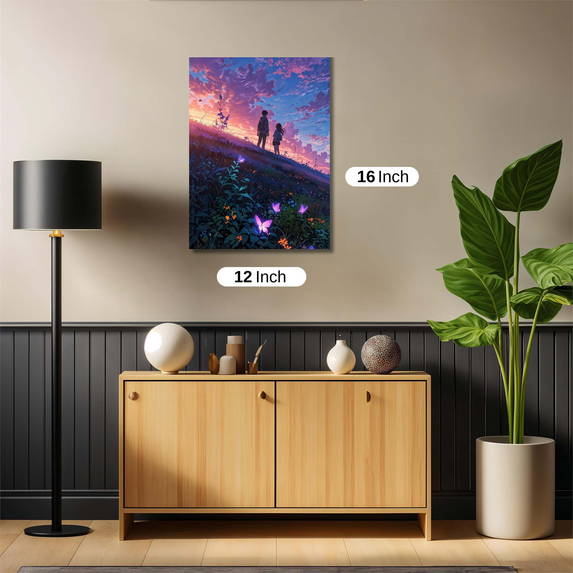 Sunset Serenity Safe Wall Magnetic / M