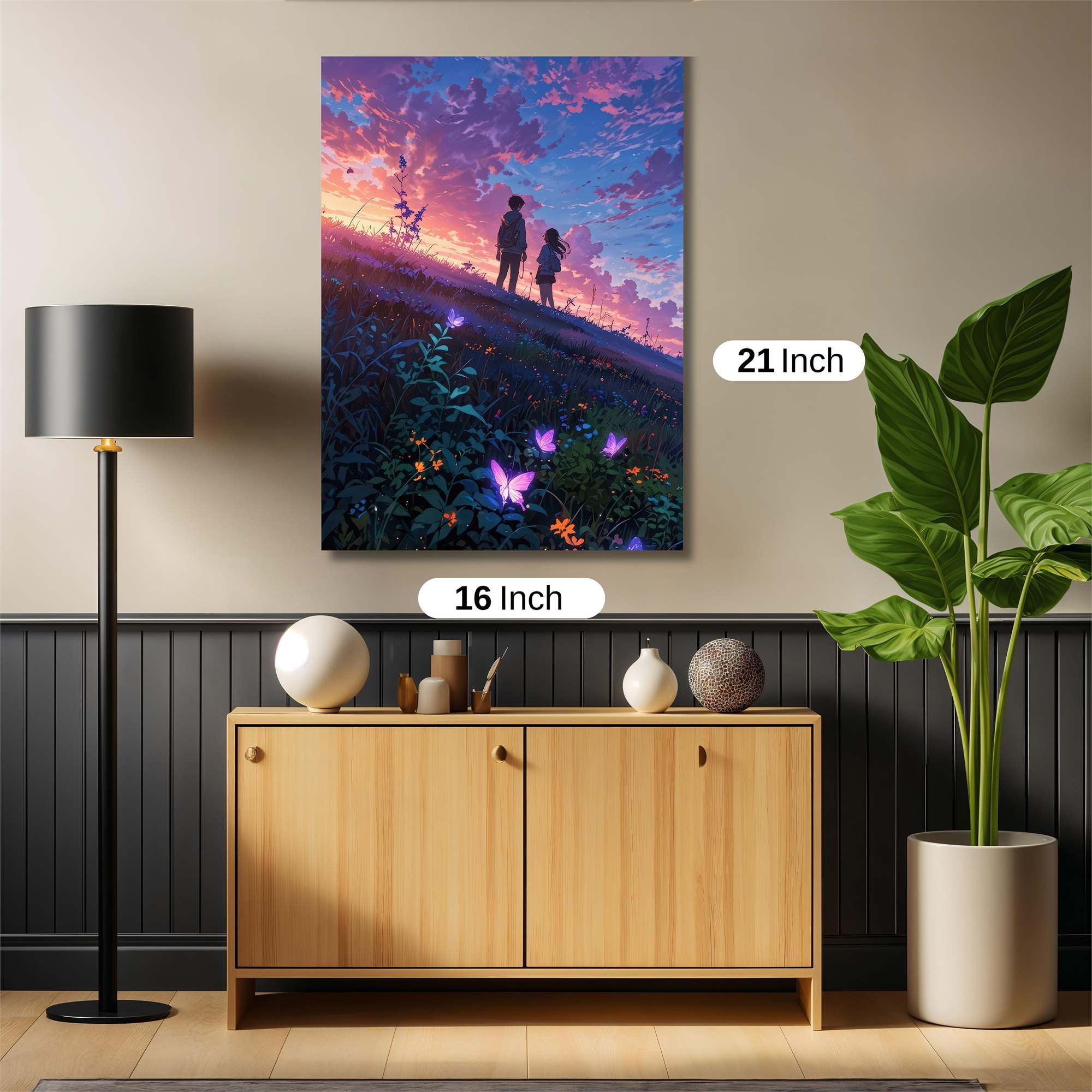 Sunset Serenity Safe Wall Magnetic / M