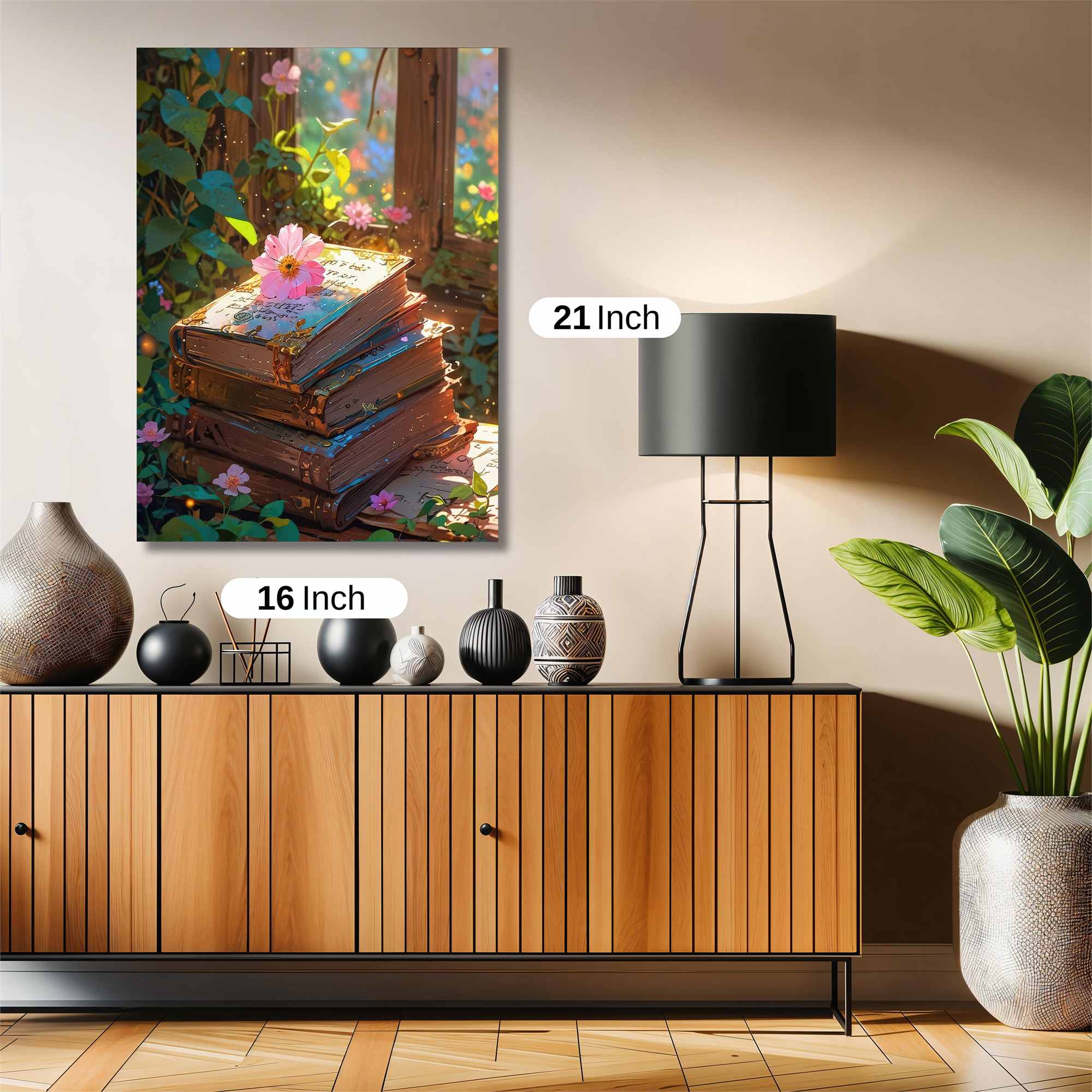 Floral Whimsy Safe Wall Magnetic / M