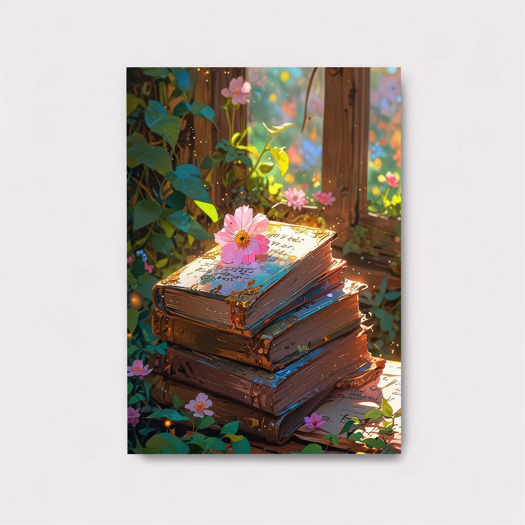 Floral Whimsy Safe Wall Magnetic / M