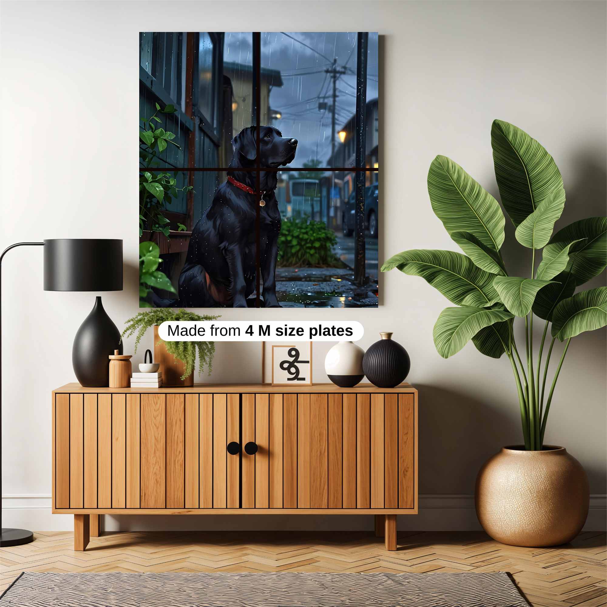 Rainy Reflection Safe Wall Magnetic / M