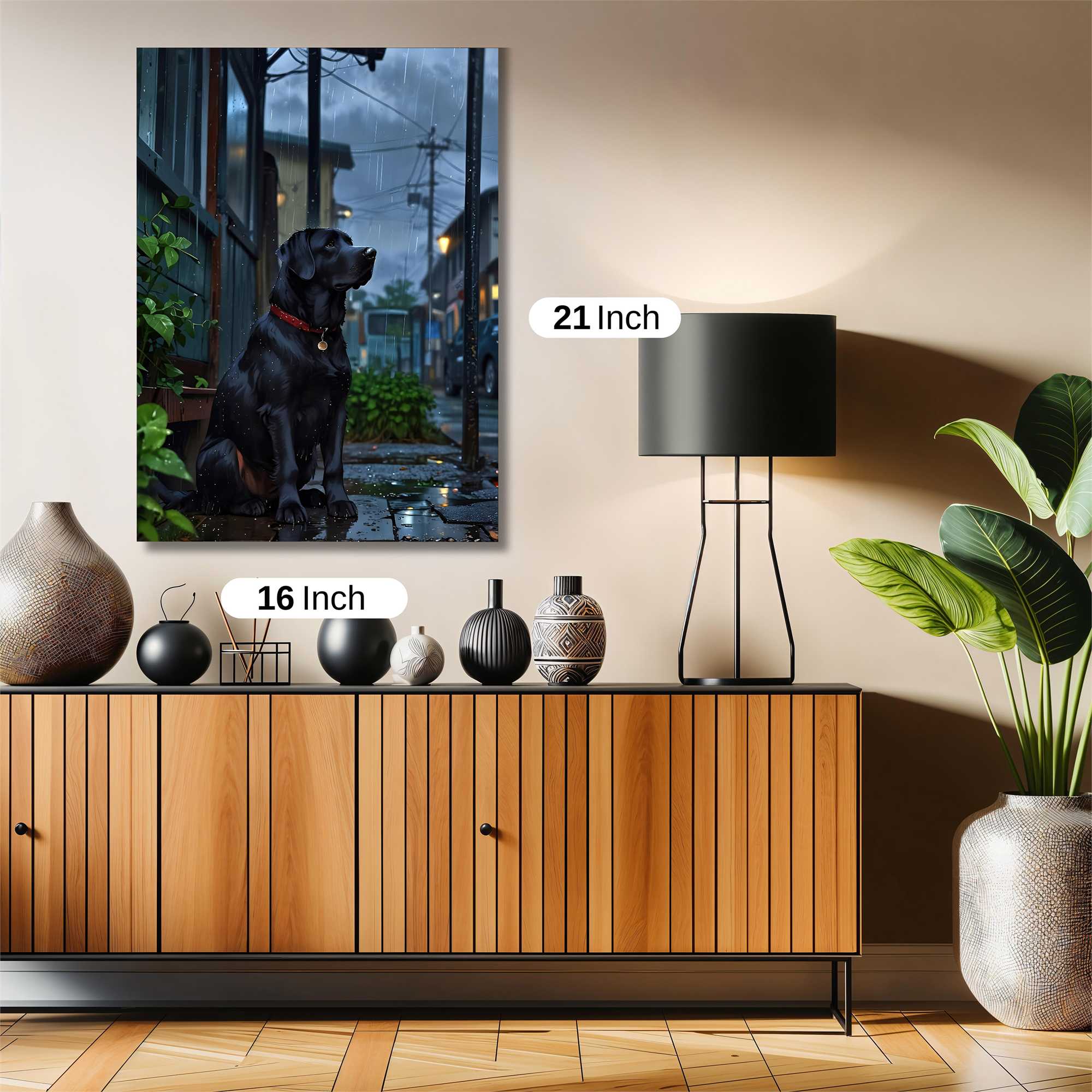 Rainy Reflection Safe Wall Magnetic / M