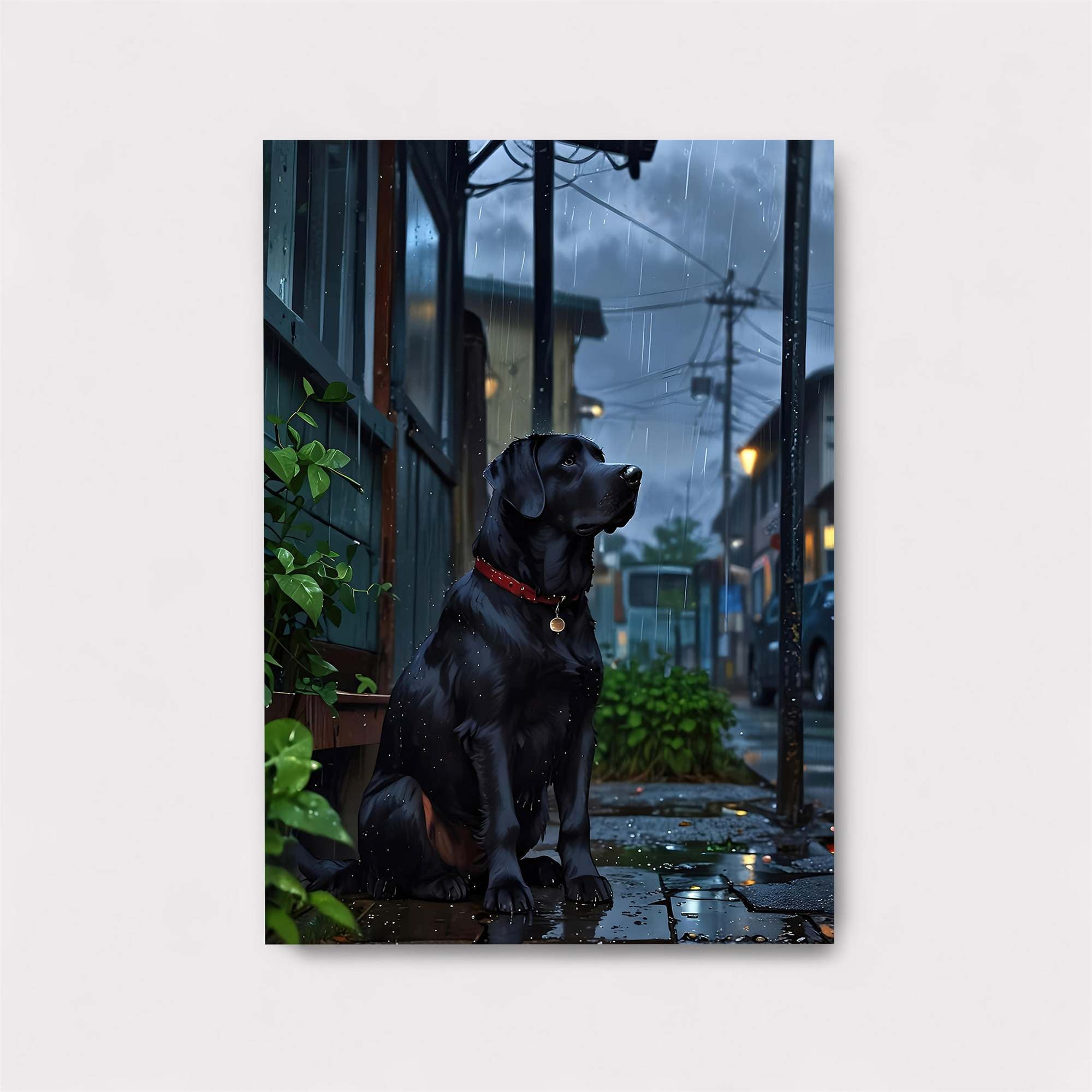 Rainy Reflection Safe Wall Magnetic / M