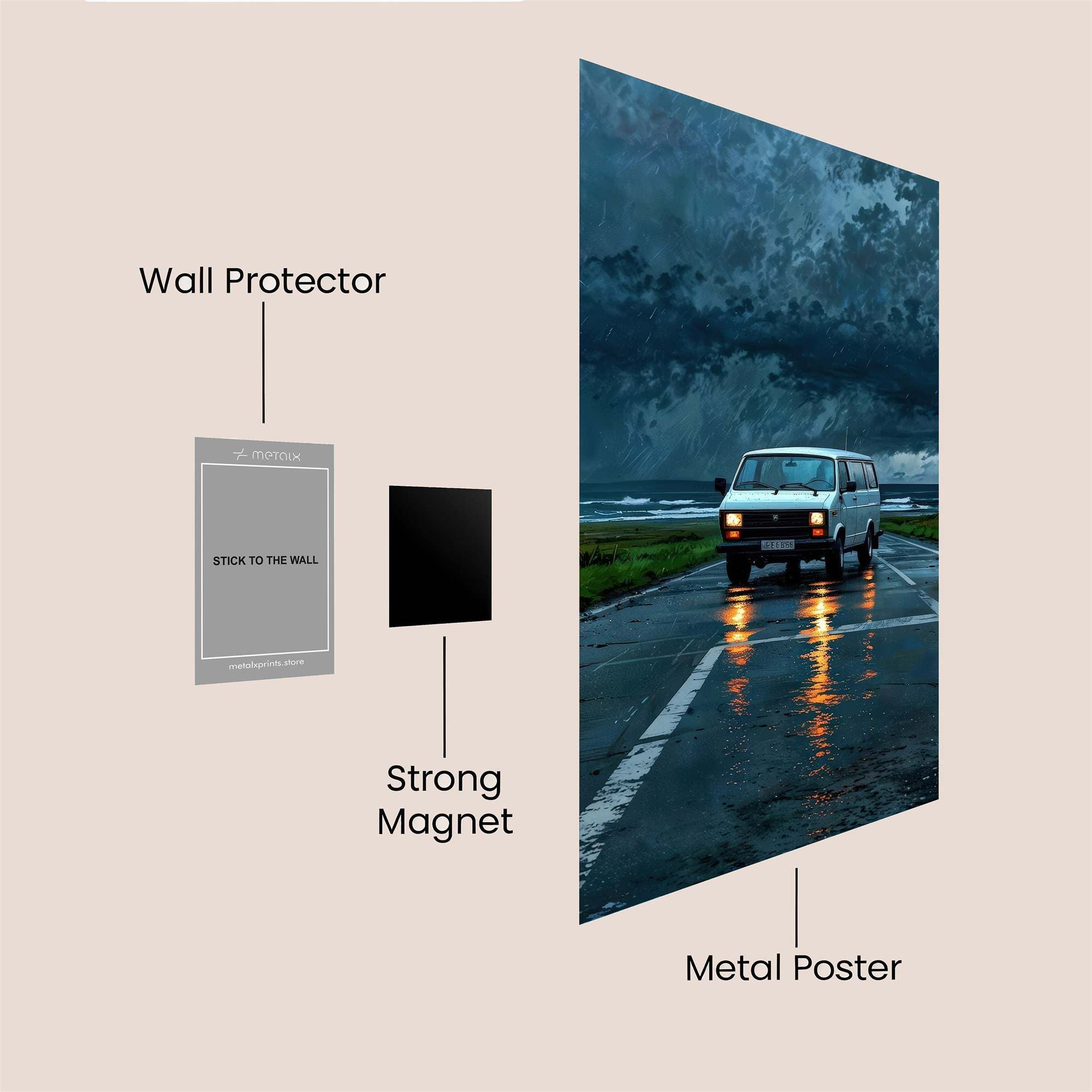 Van Odyssey Safe Wall Magnetic / M