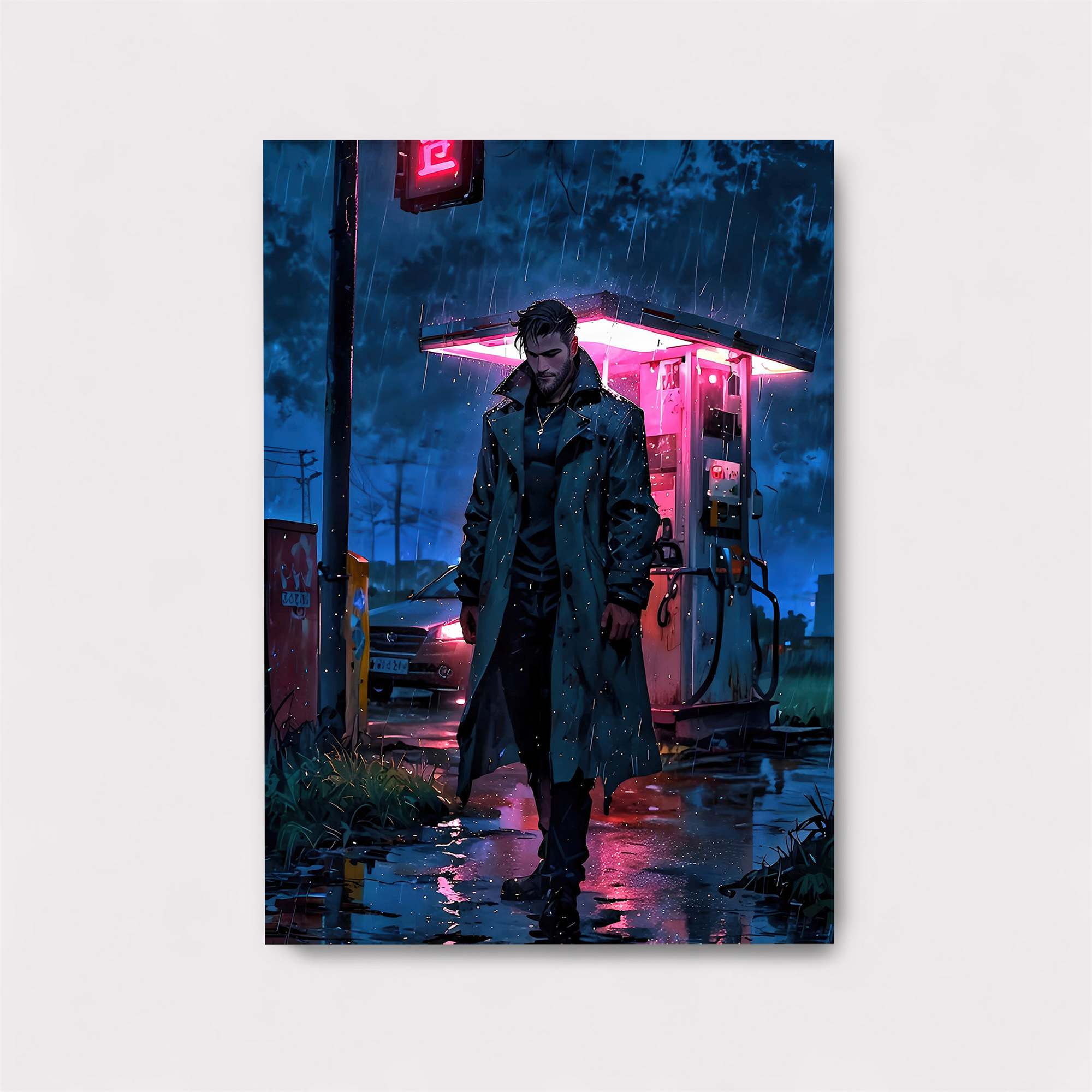 Neon Solitude Safe Wall Magnetic / M