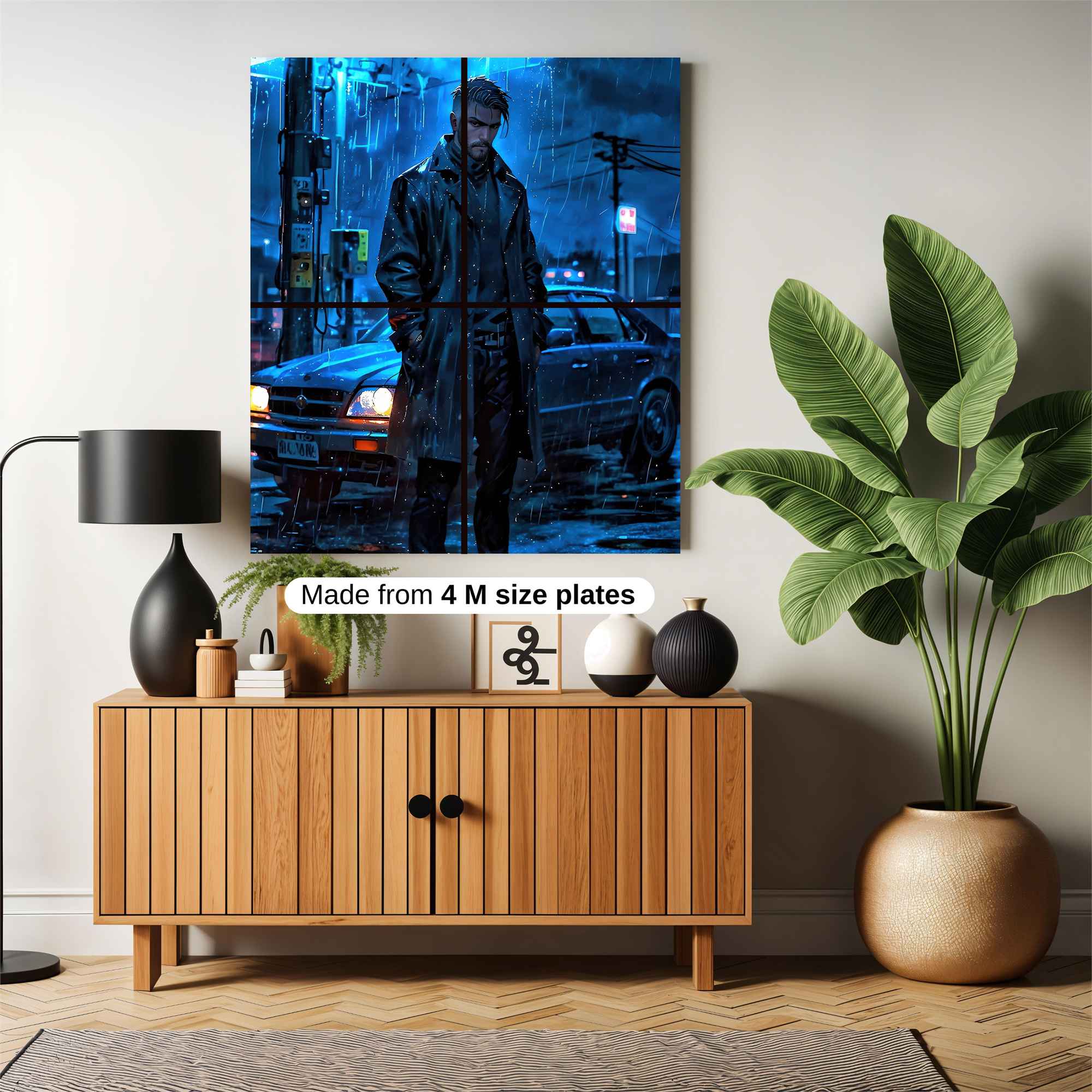 Neon Solitude Safe Wall Magnetic / M