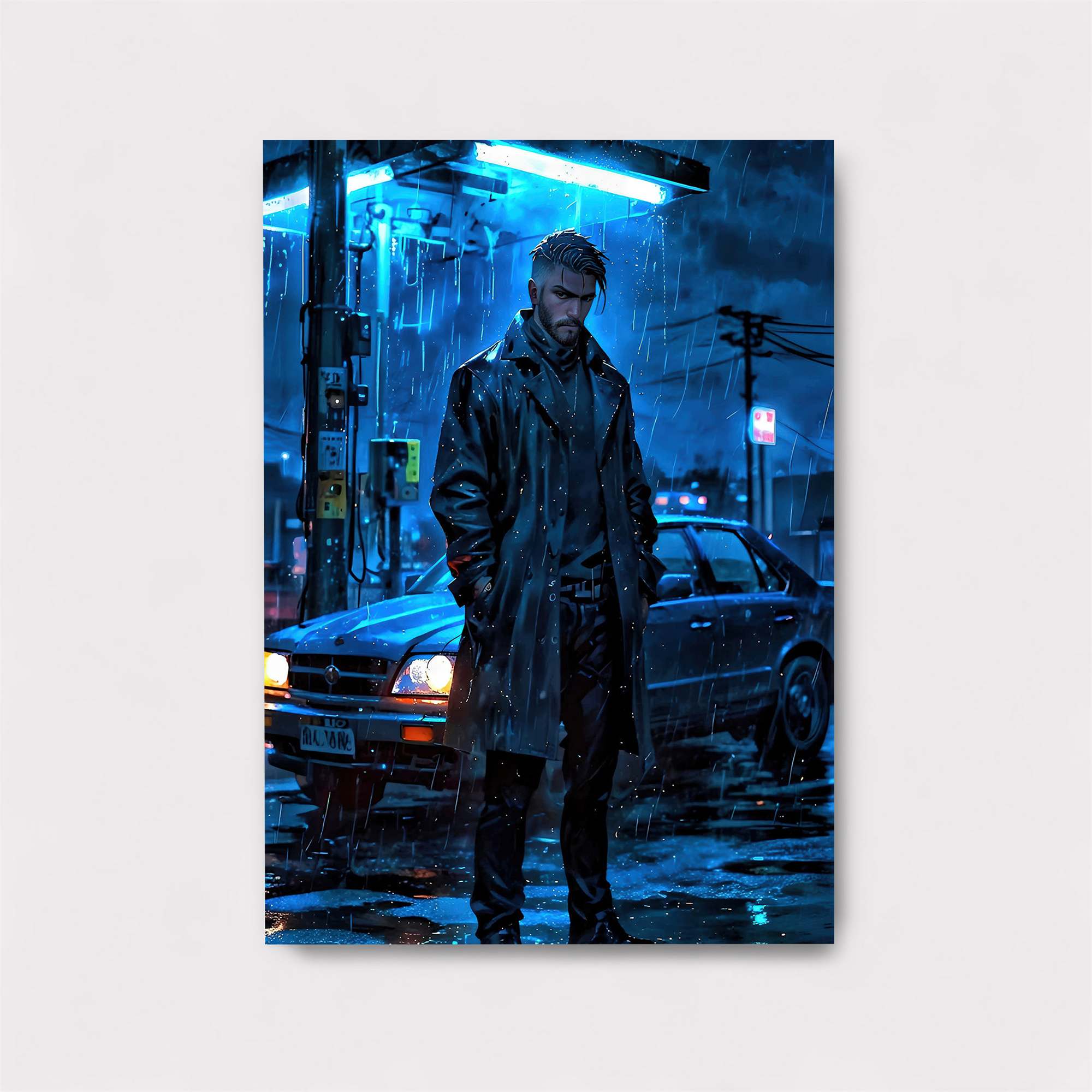 Neon Solitude Safe Wall Magnetic / M