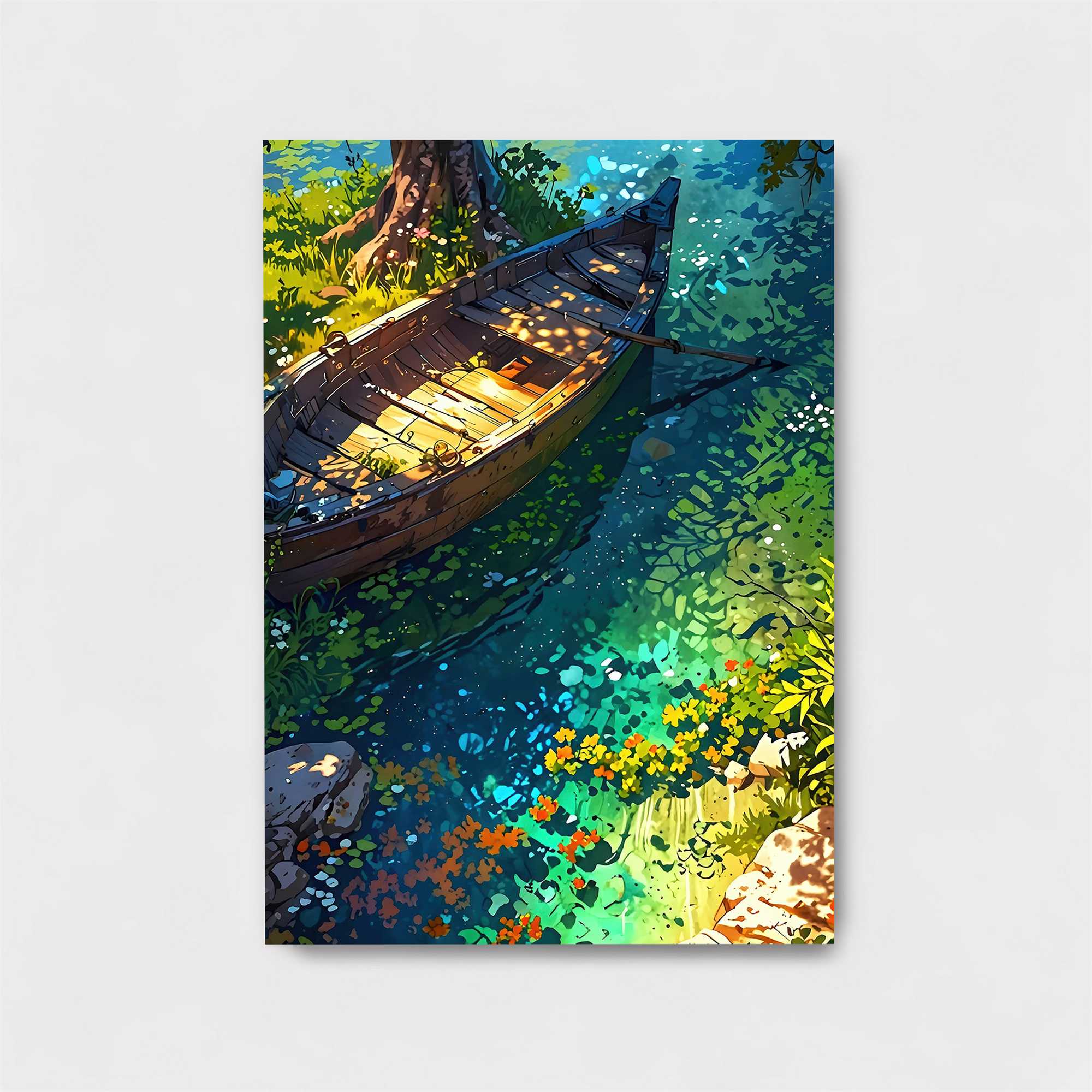 Tranquil Boat Safe Wall Magnetic / M